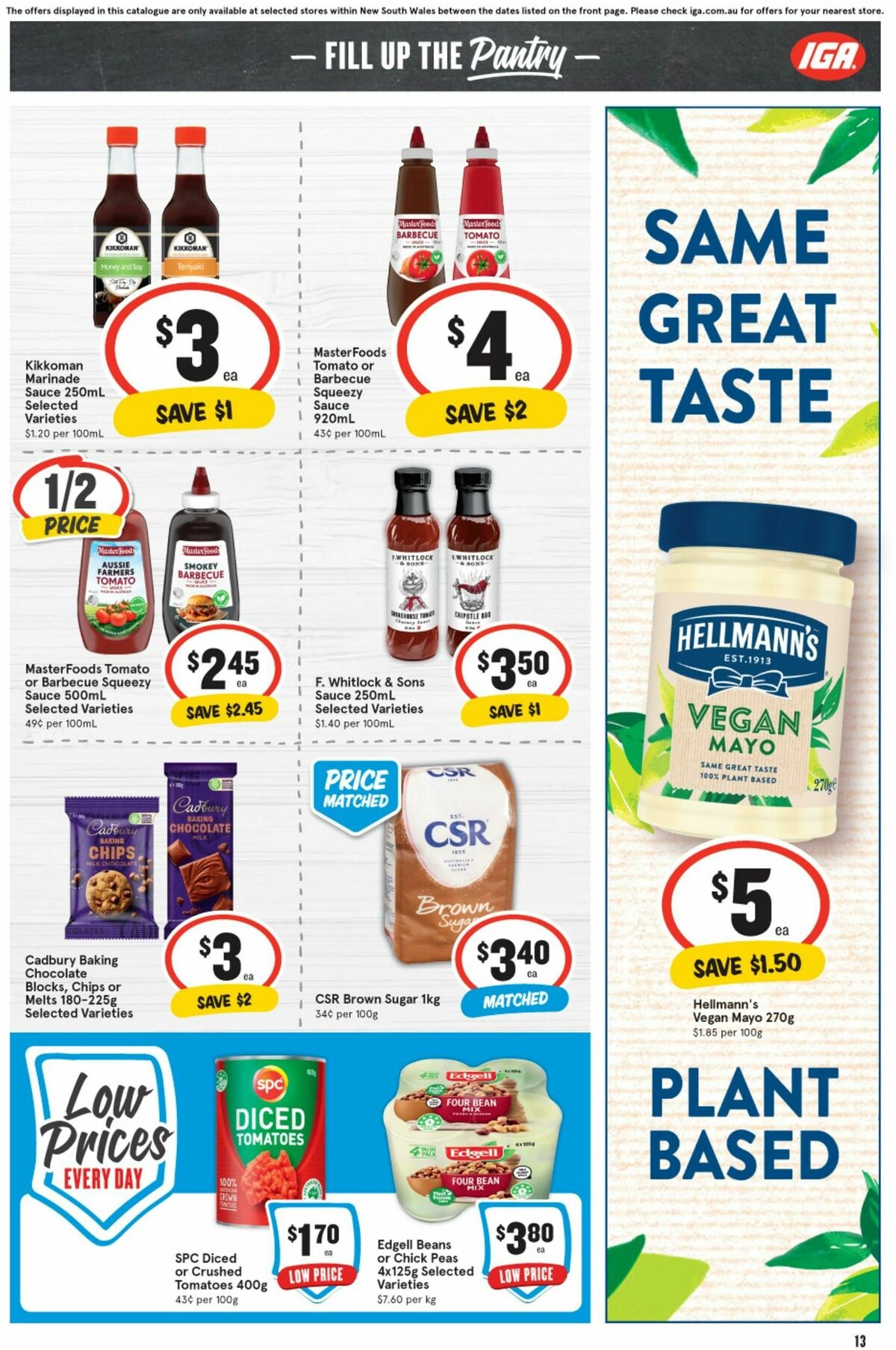 IGA Catalogues from 10 January