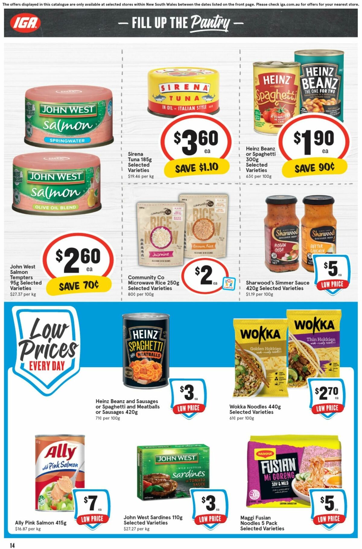 IGA Catalogues from 10 January