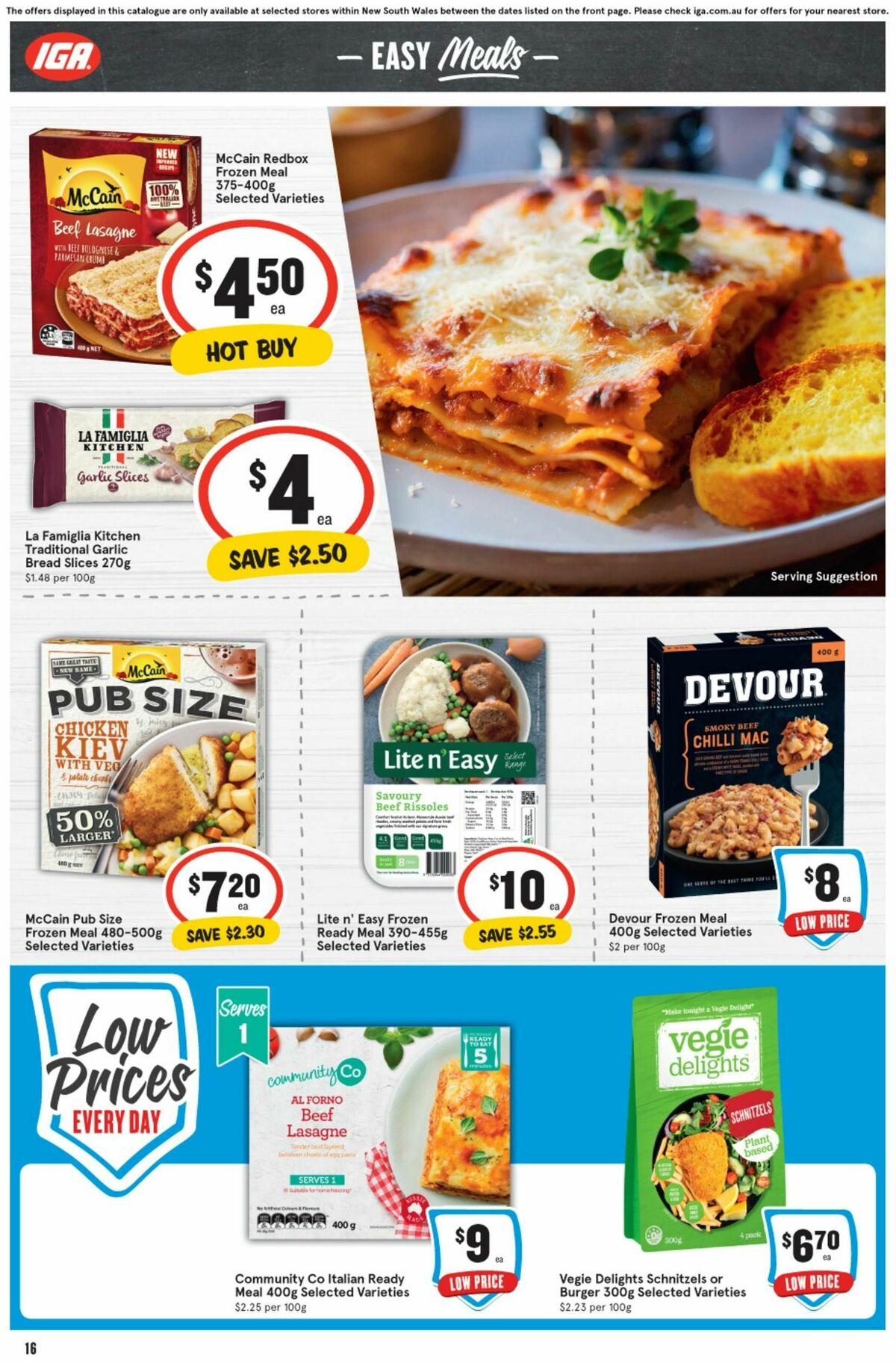 IGA Catalogues from 10 January