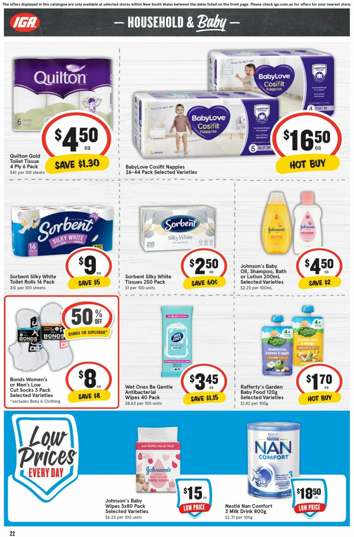 IGA Catalogues from 10 January