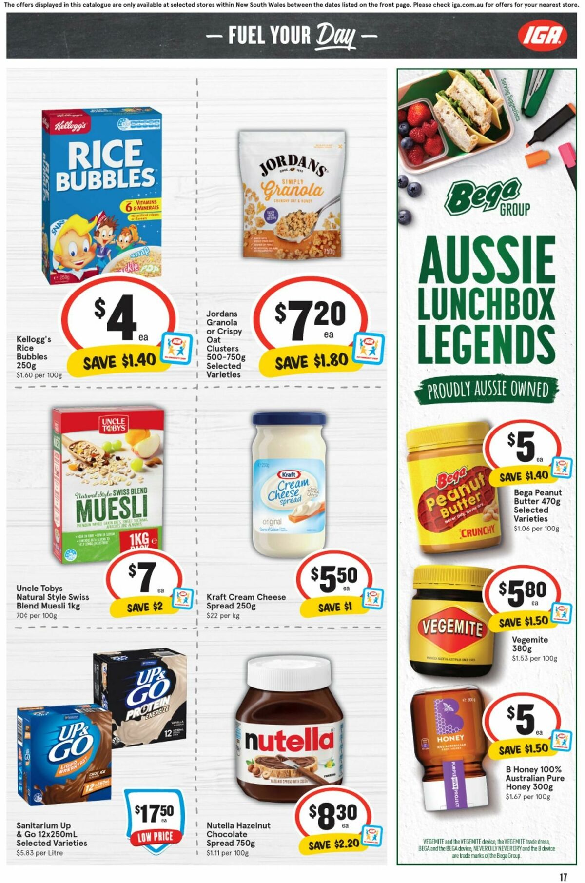 IGA Catalogues from 17 January