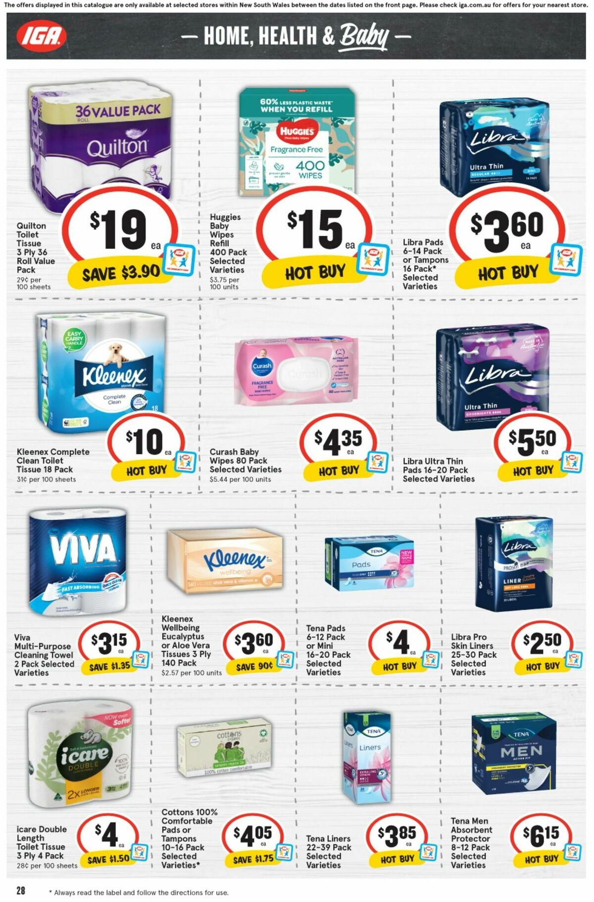 IGA Catalogues from 17 January