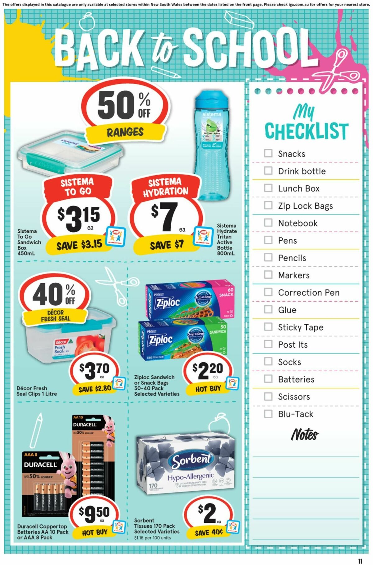 IGA Catalogues from 24 January