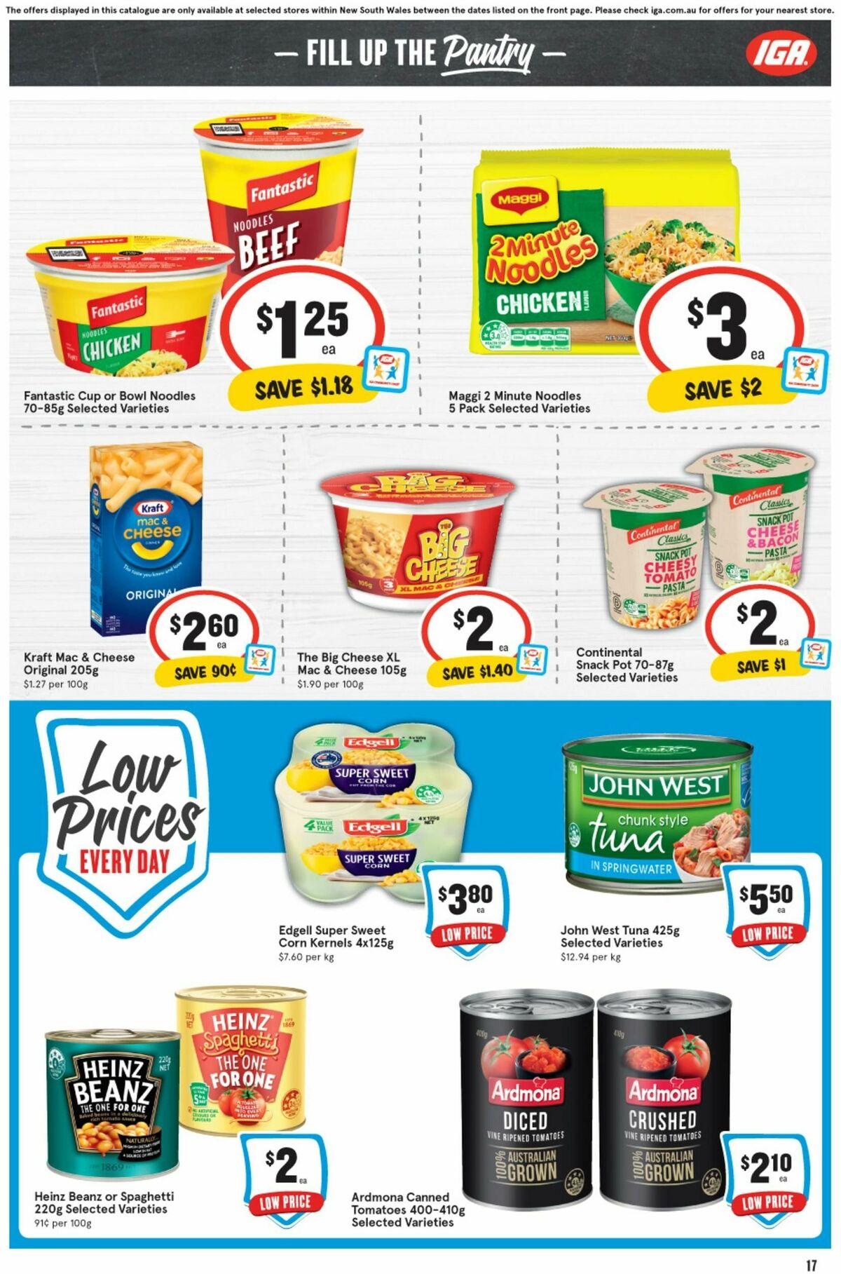 IGA Catalogues from 24 January