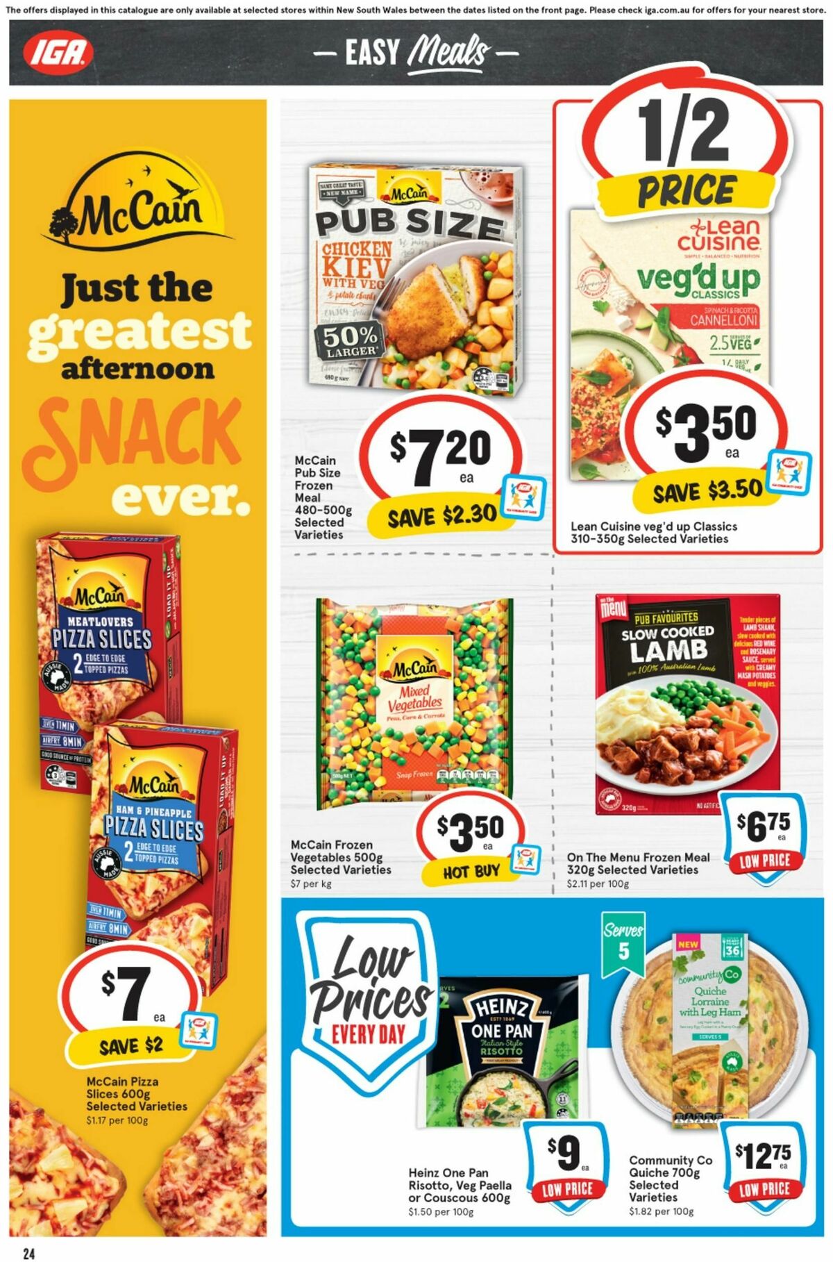 IGA Catalogues from 24 January