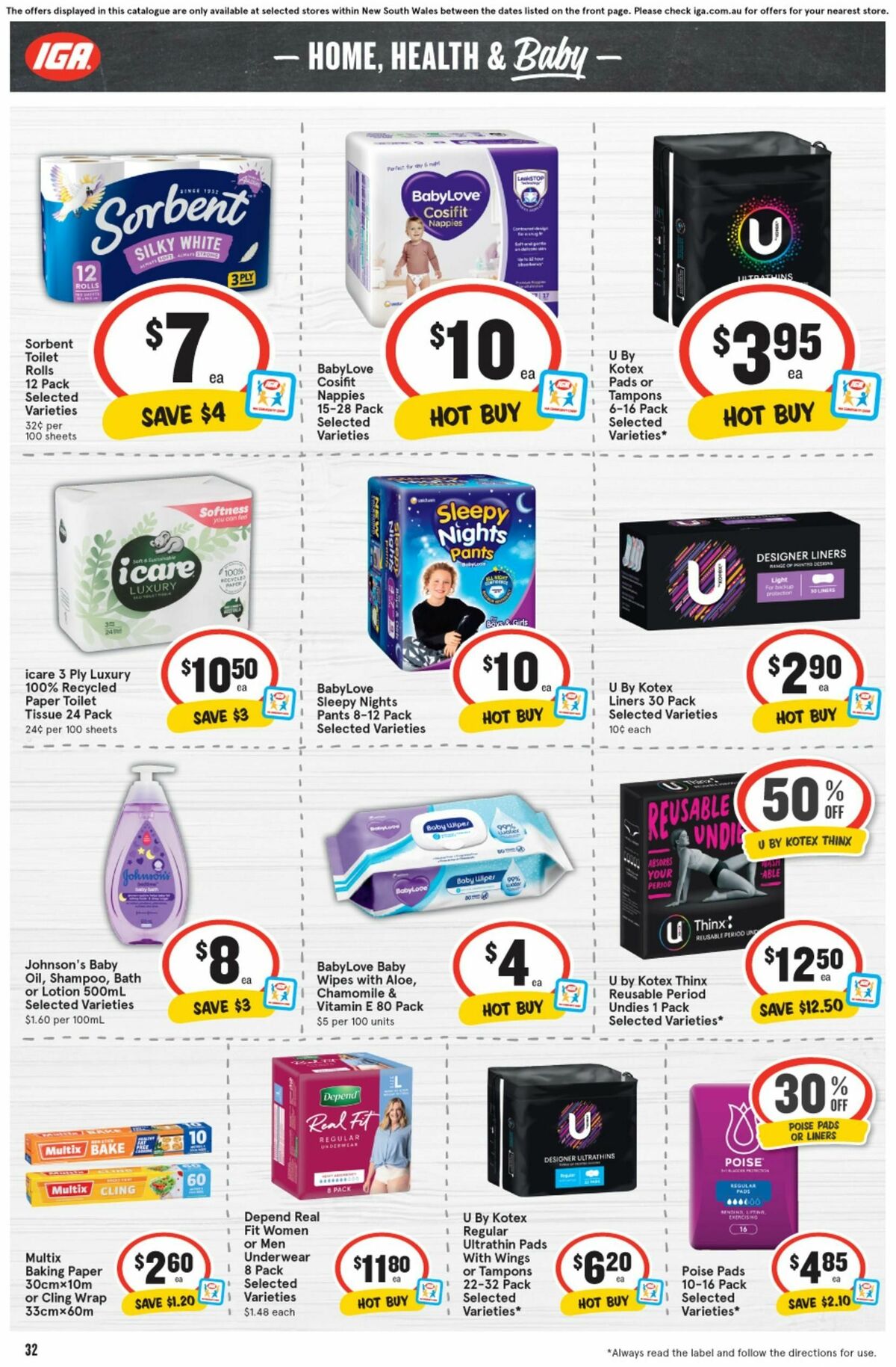 IGA Catalogues from 24 January