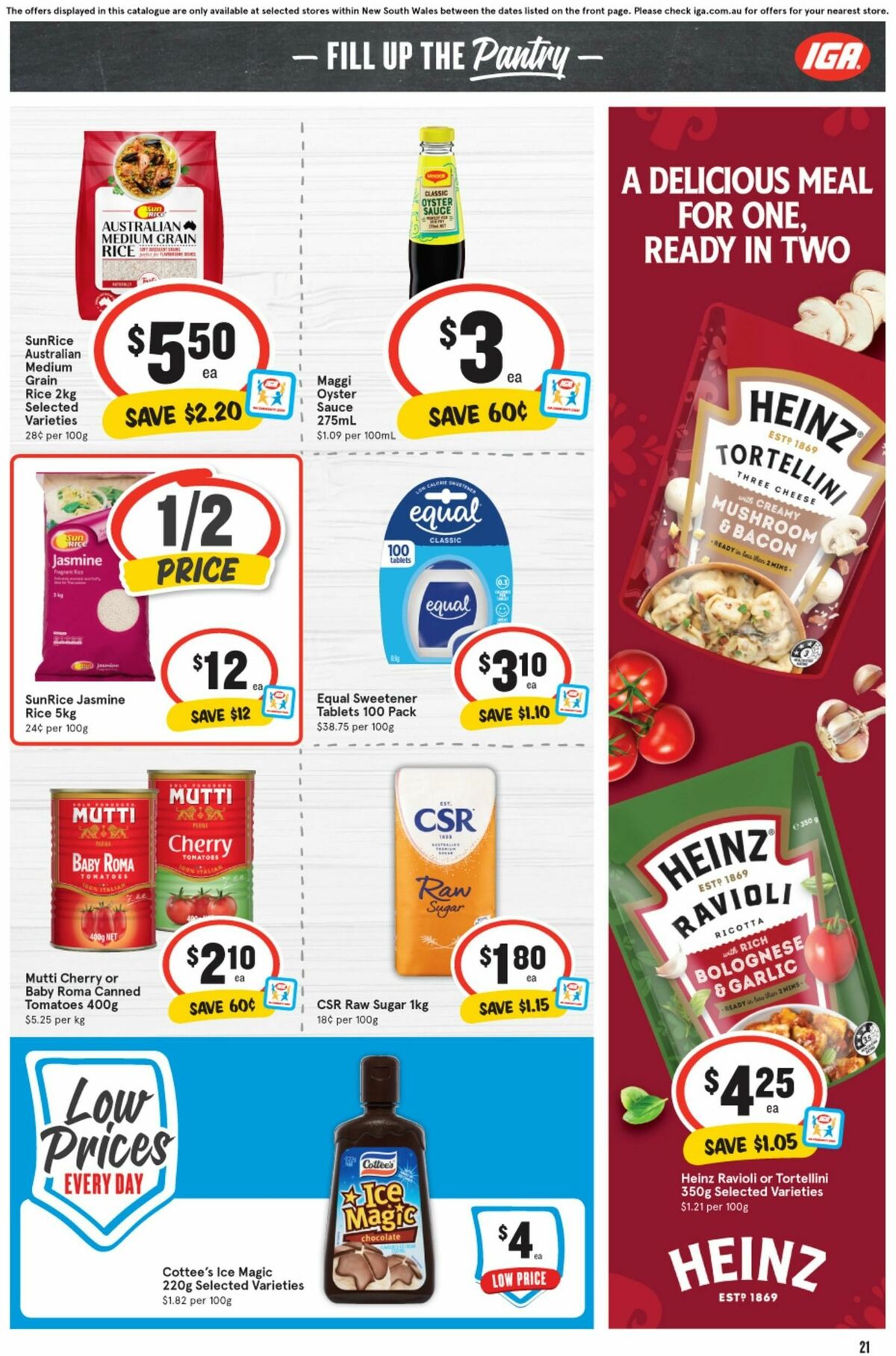 IGA Catalogues from 31 January