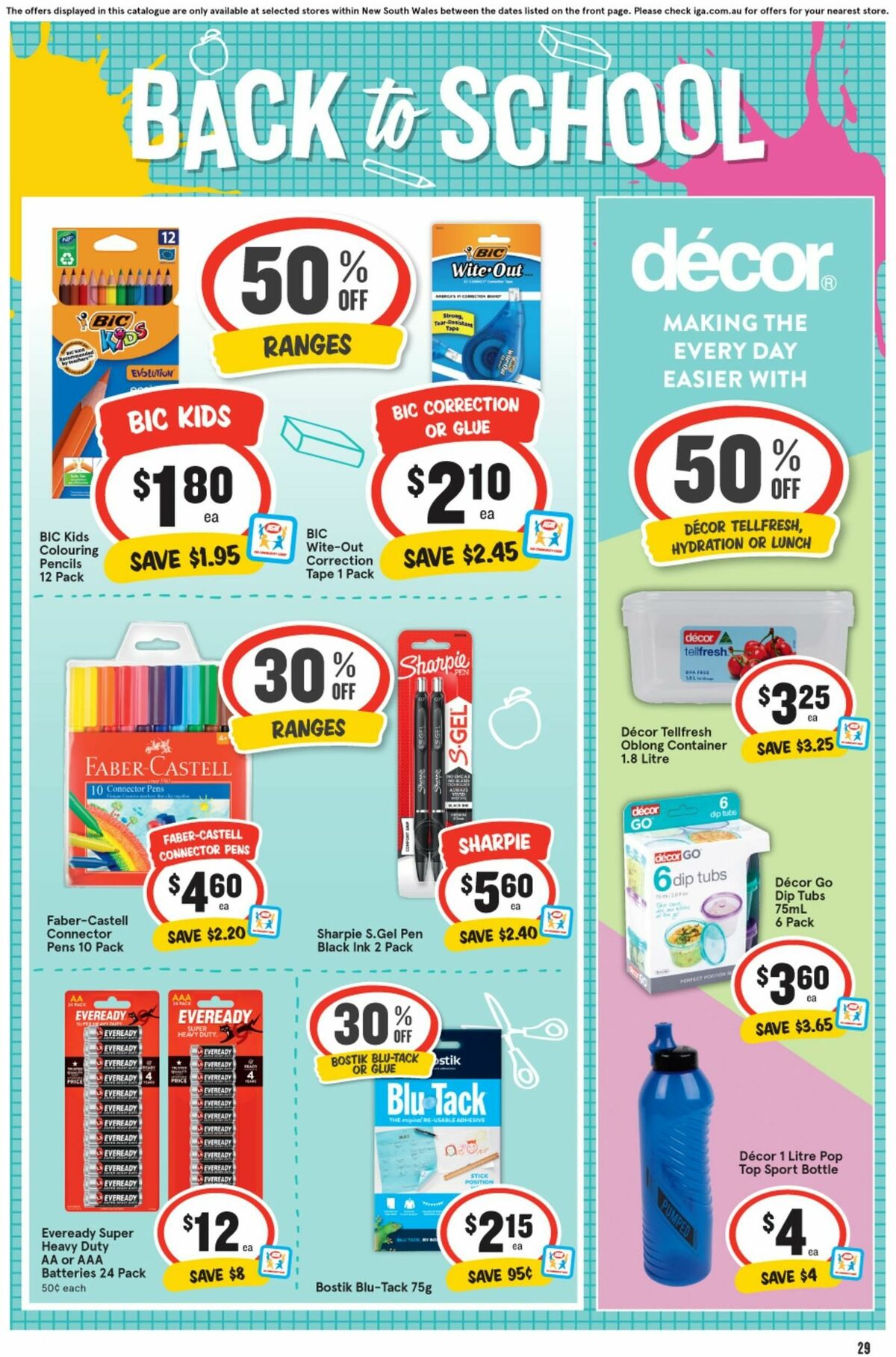 IGA Catalogues from 31 January