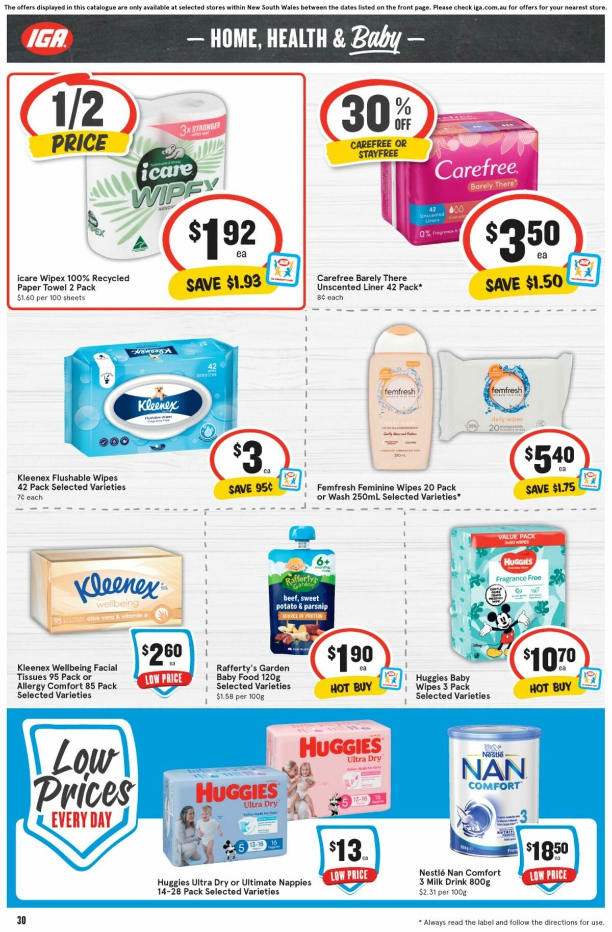 IGA Catalogues from 31 January