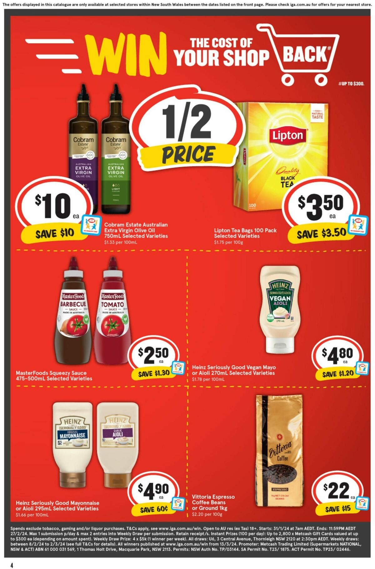 IGA Catalogues from 31 January