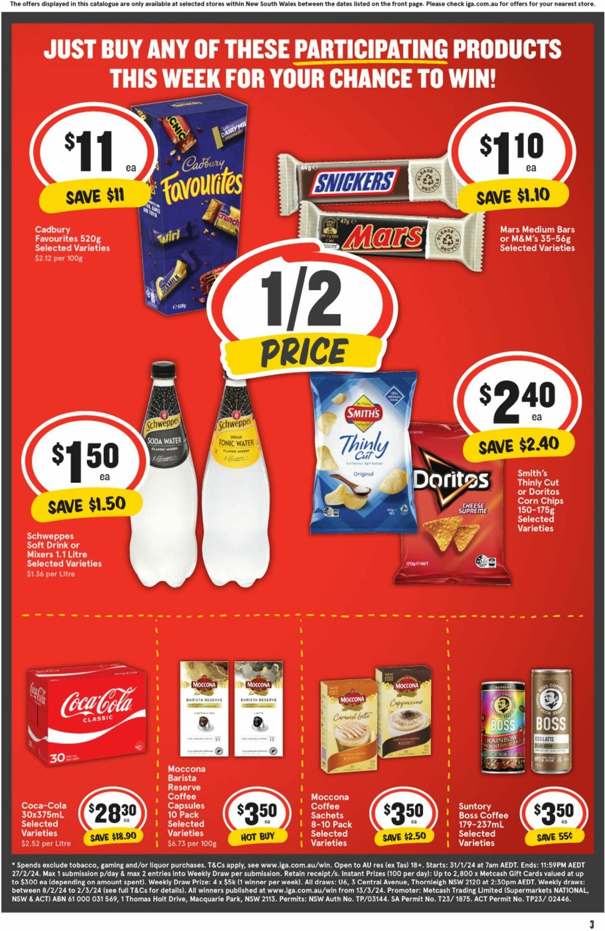 IGA Catalogues from 14 February