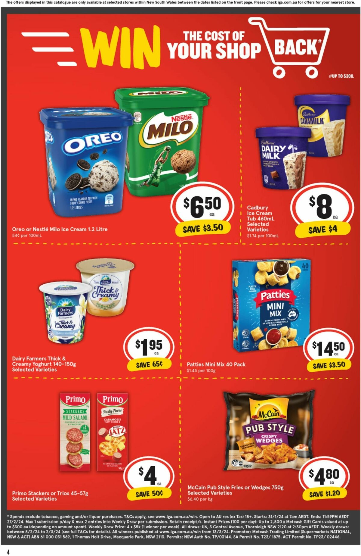 IGA Catalogues from 14 February