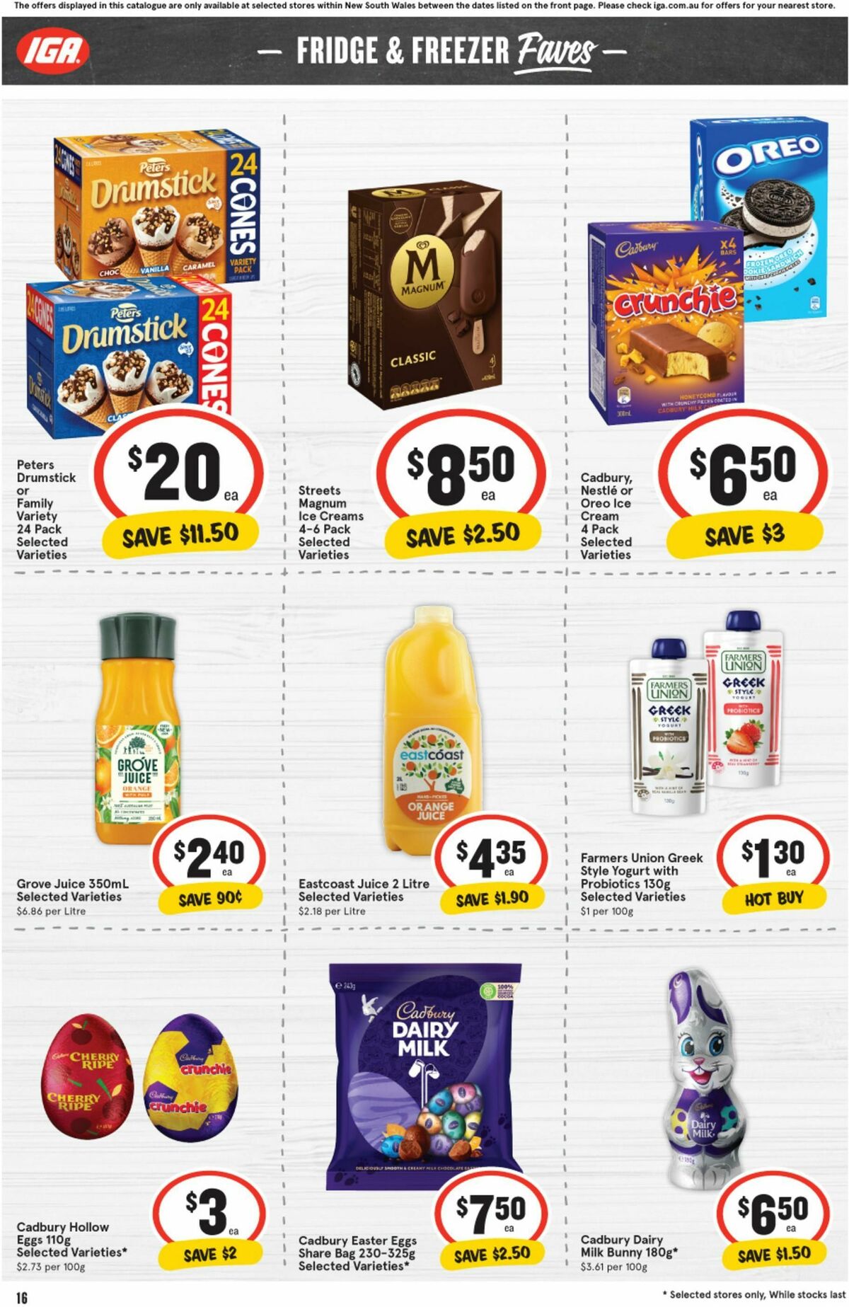 IGA Catalogues from 21 February