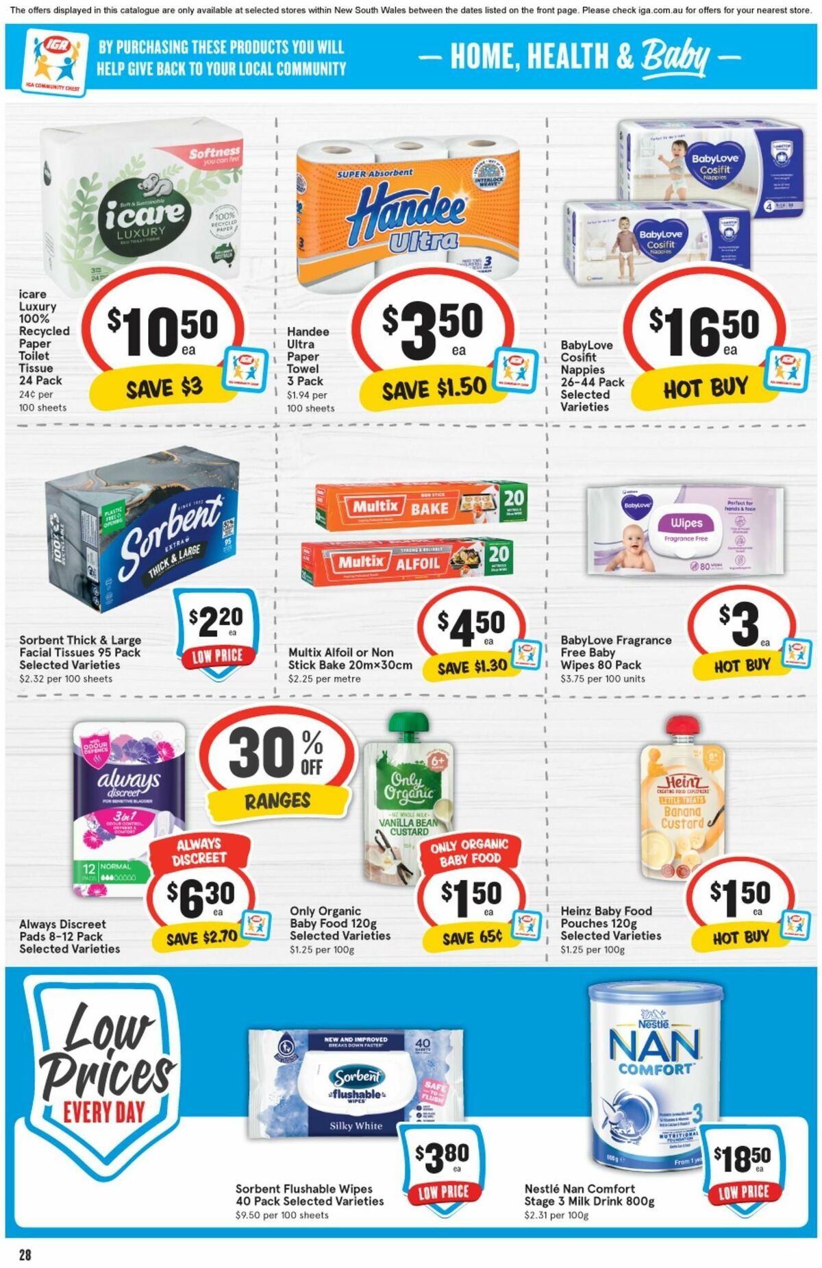 IGA Catalogues from 20 March