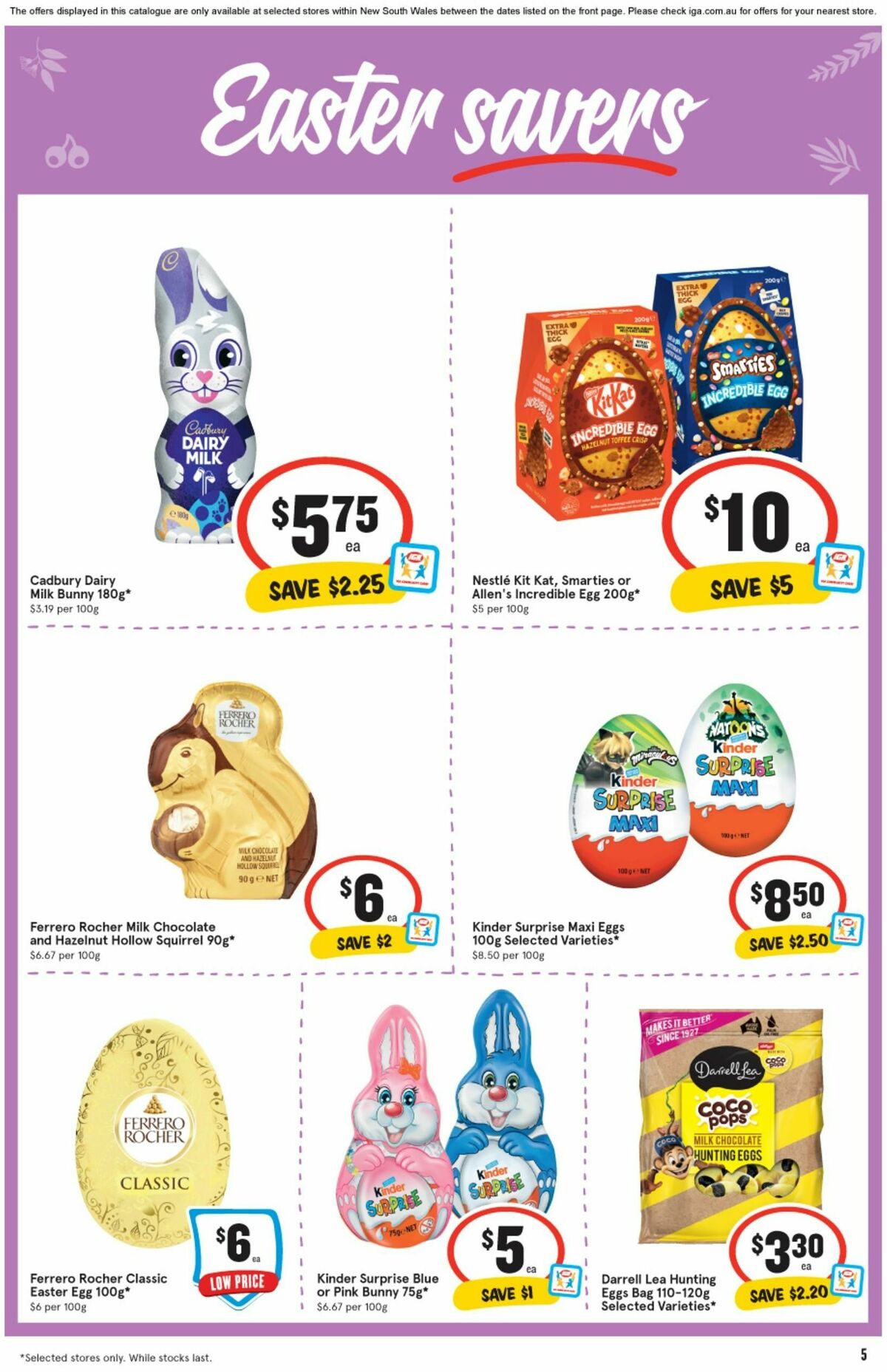 IGA Catalogues from 20 March