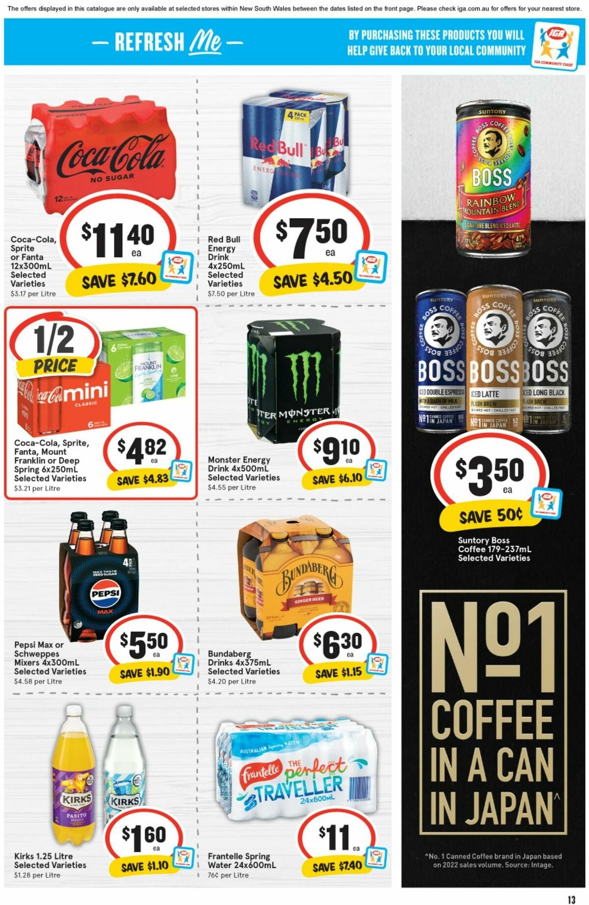 IGA Catalogues from 3 April