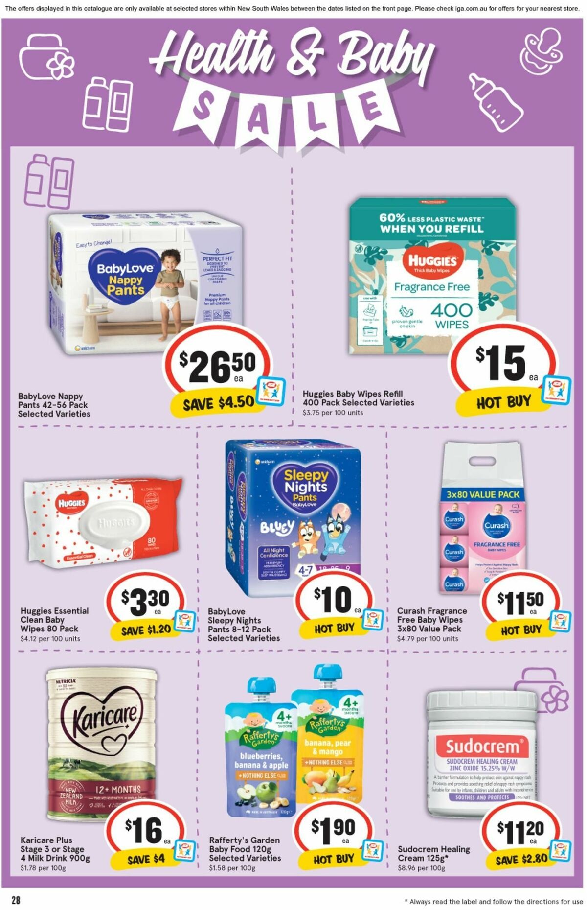 IGA Catalogues from 3 April