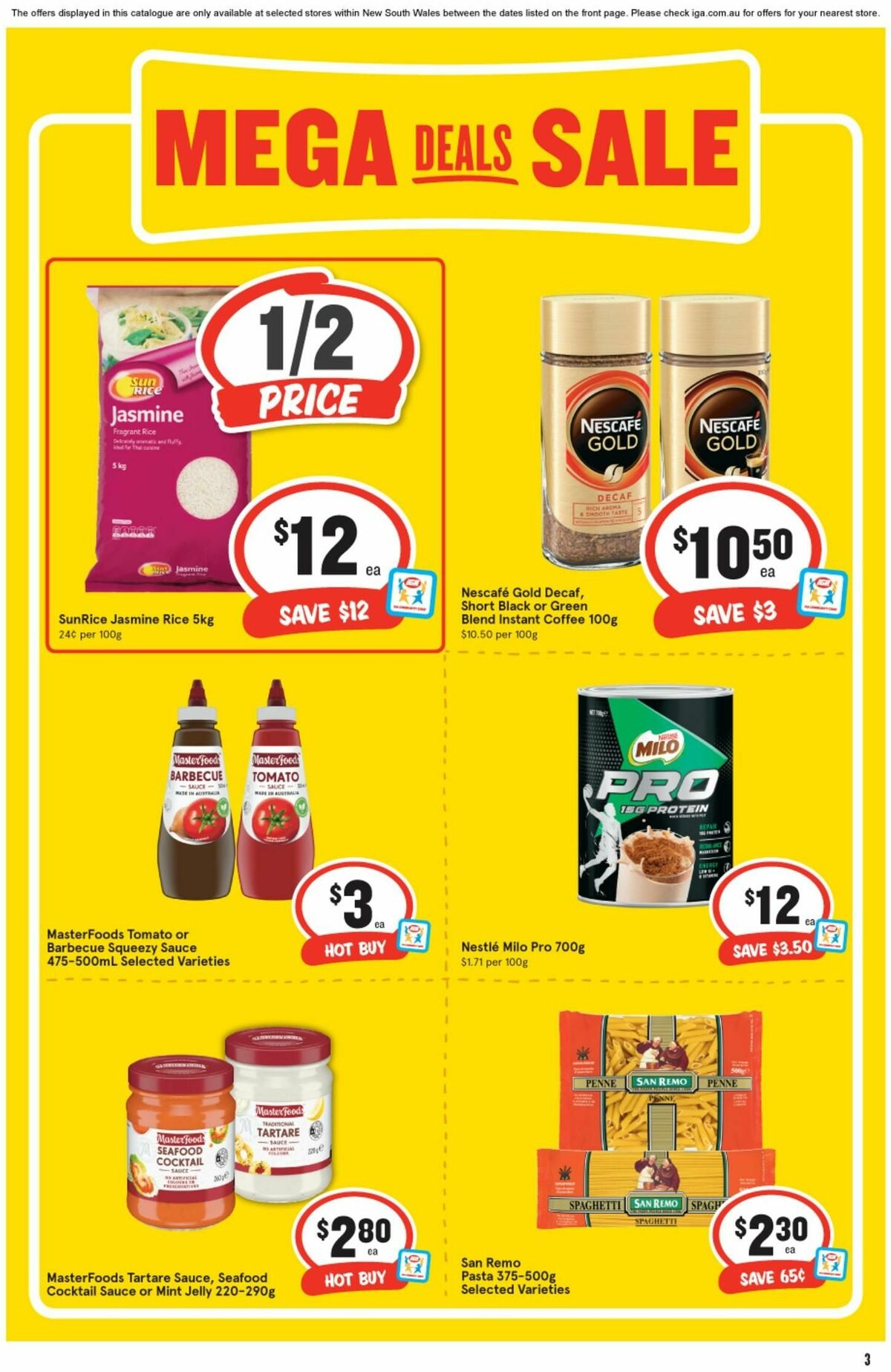 IGA Catalogues from 3 April