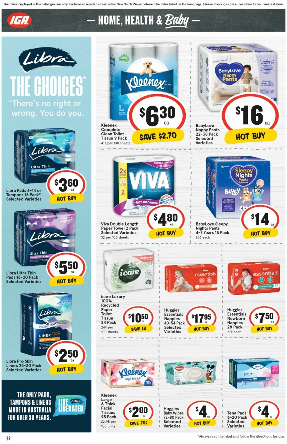 IGA Catalogues from 10 April