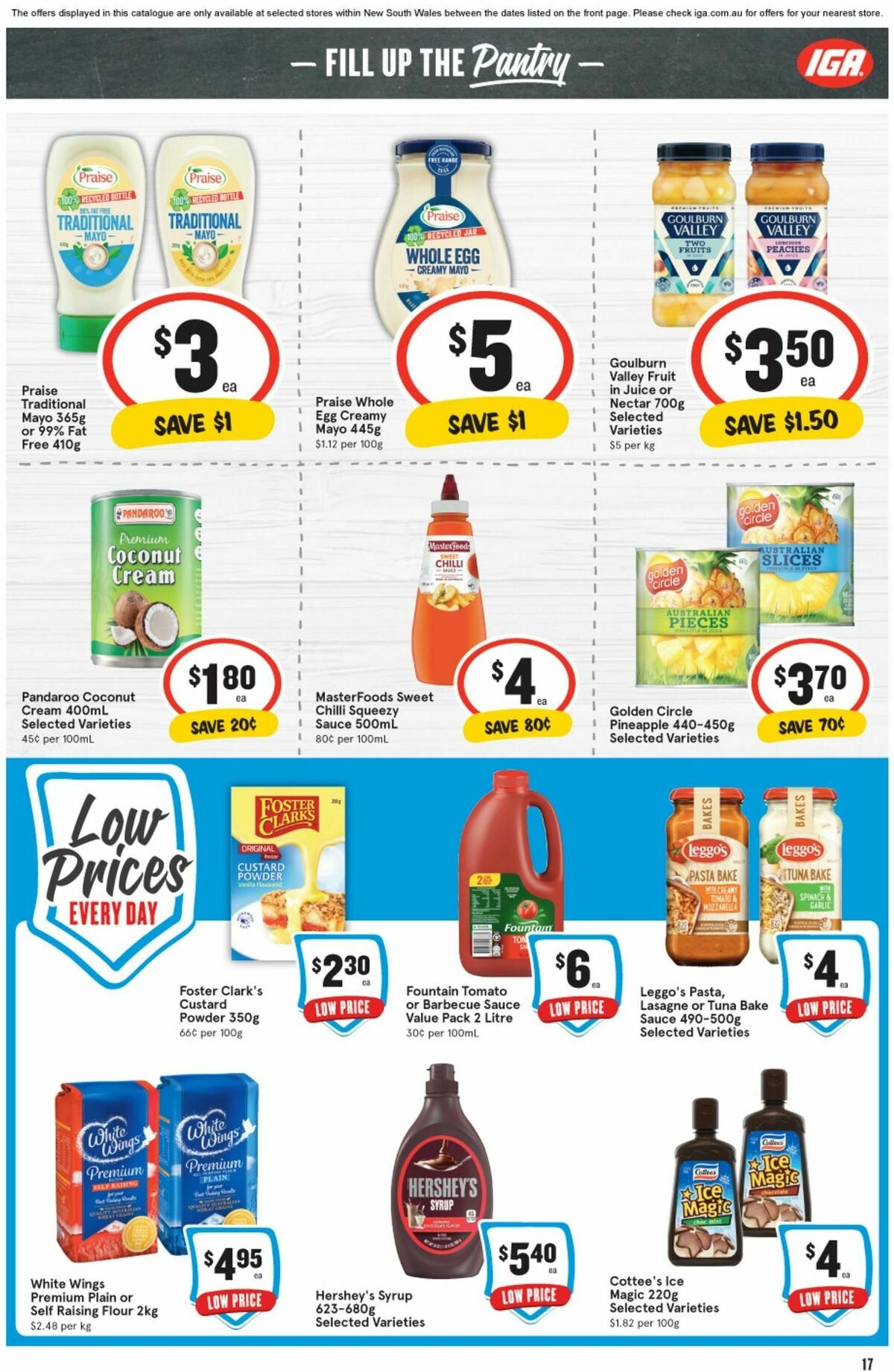 IGA Catalogues from 10 April