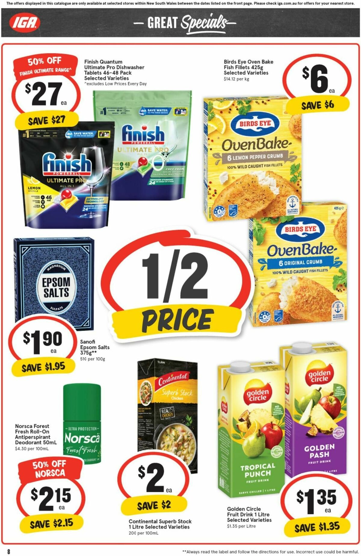 IGA Catalogues from 24 April