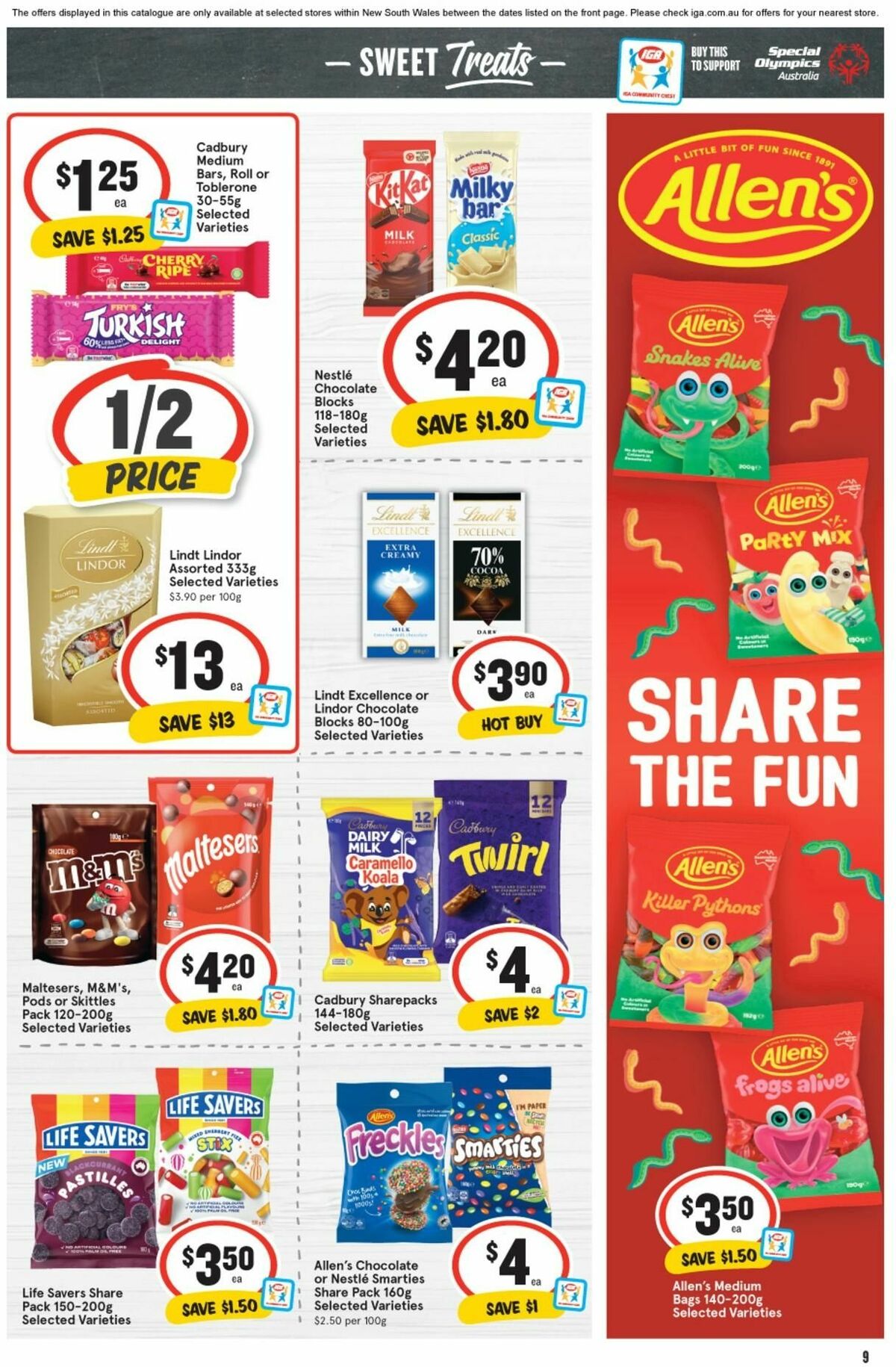 IGA Catalogues from 15 May