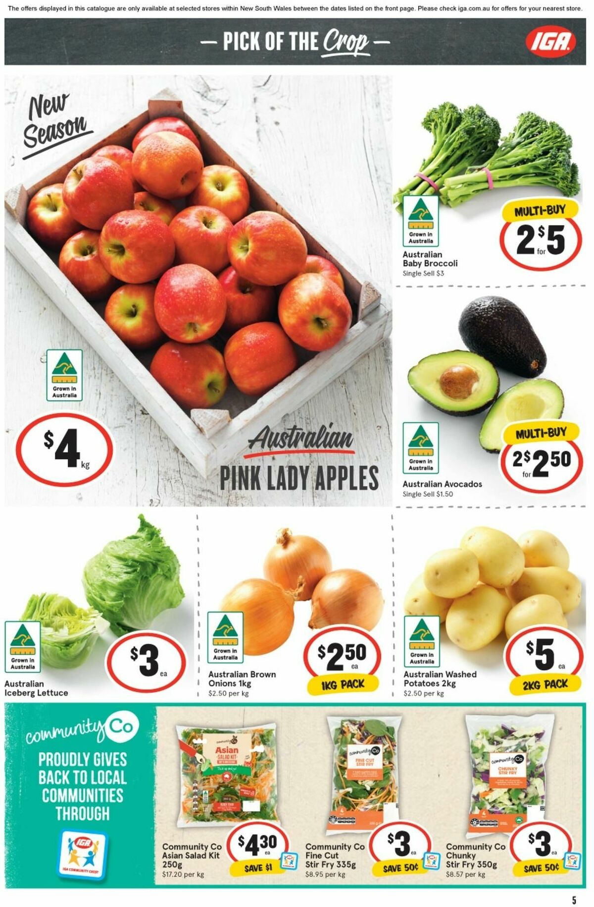 IGA Catalogues from 15 May