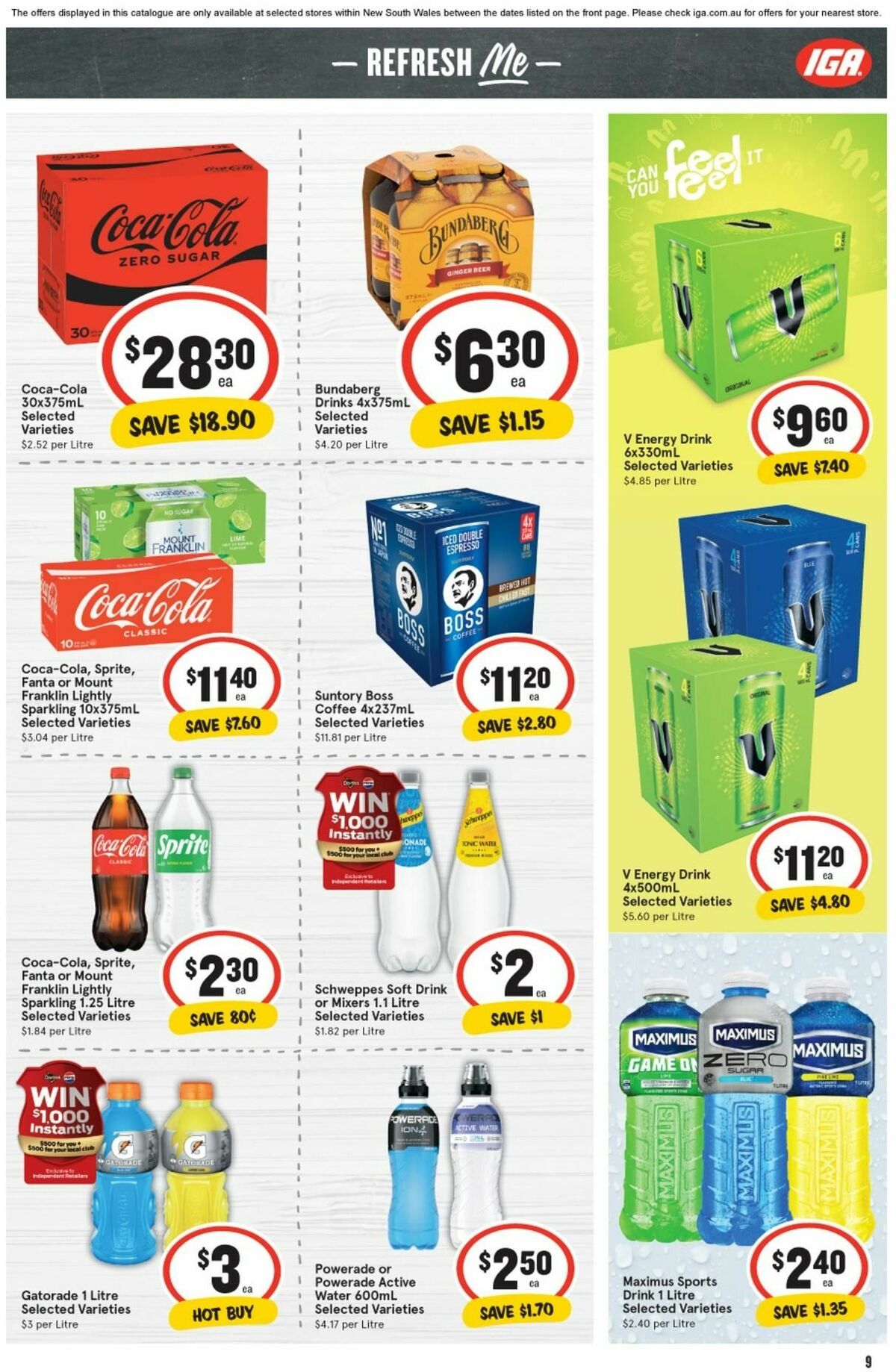 IGA Catalogues from 22 May