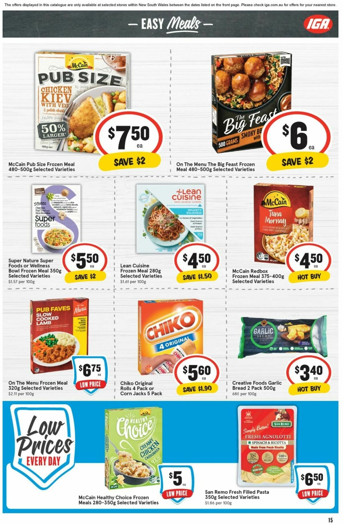 IGA Catalogues from 22 May