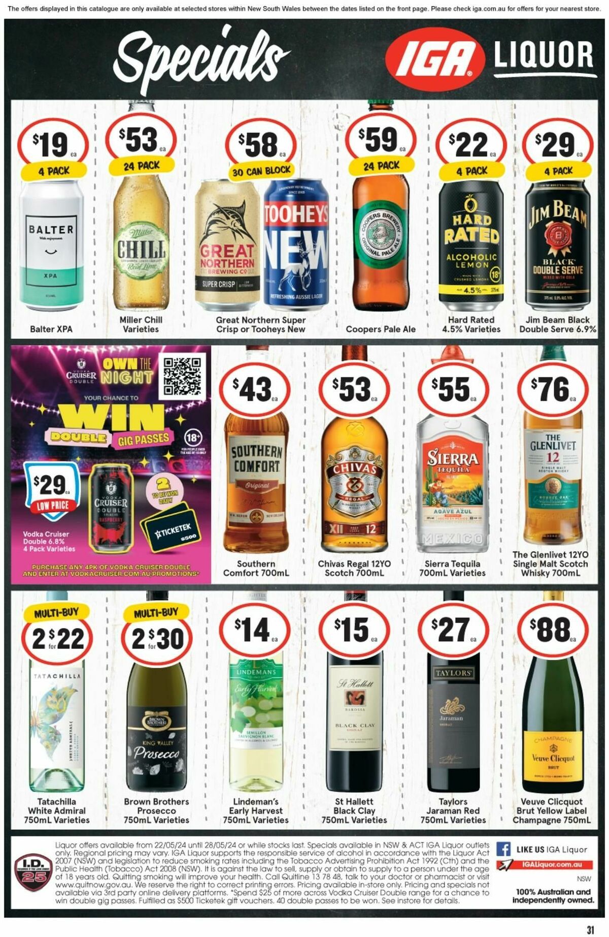 IGA Catalogues from 22 May