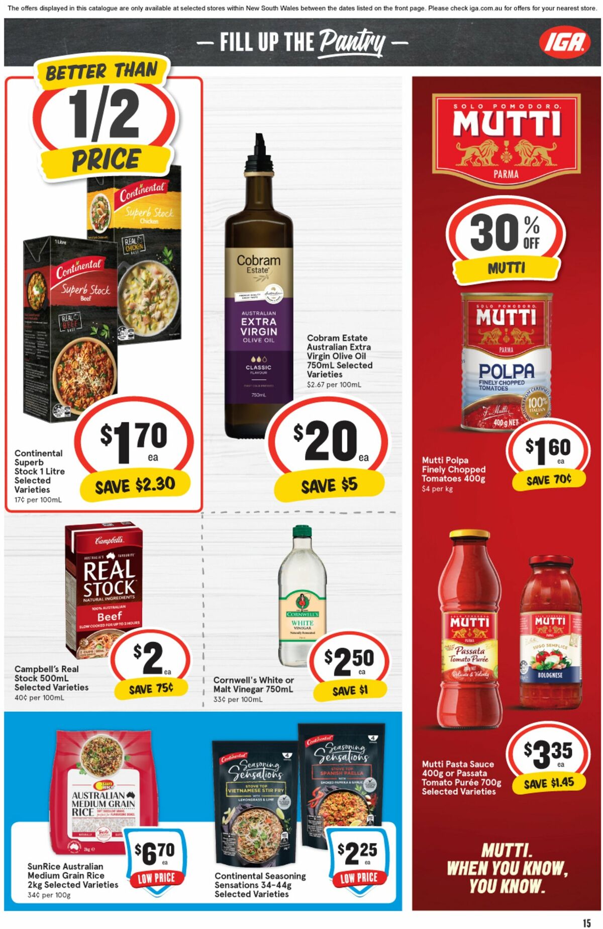 IGA Catalogues from 12 June