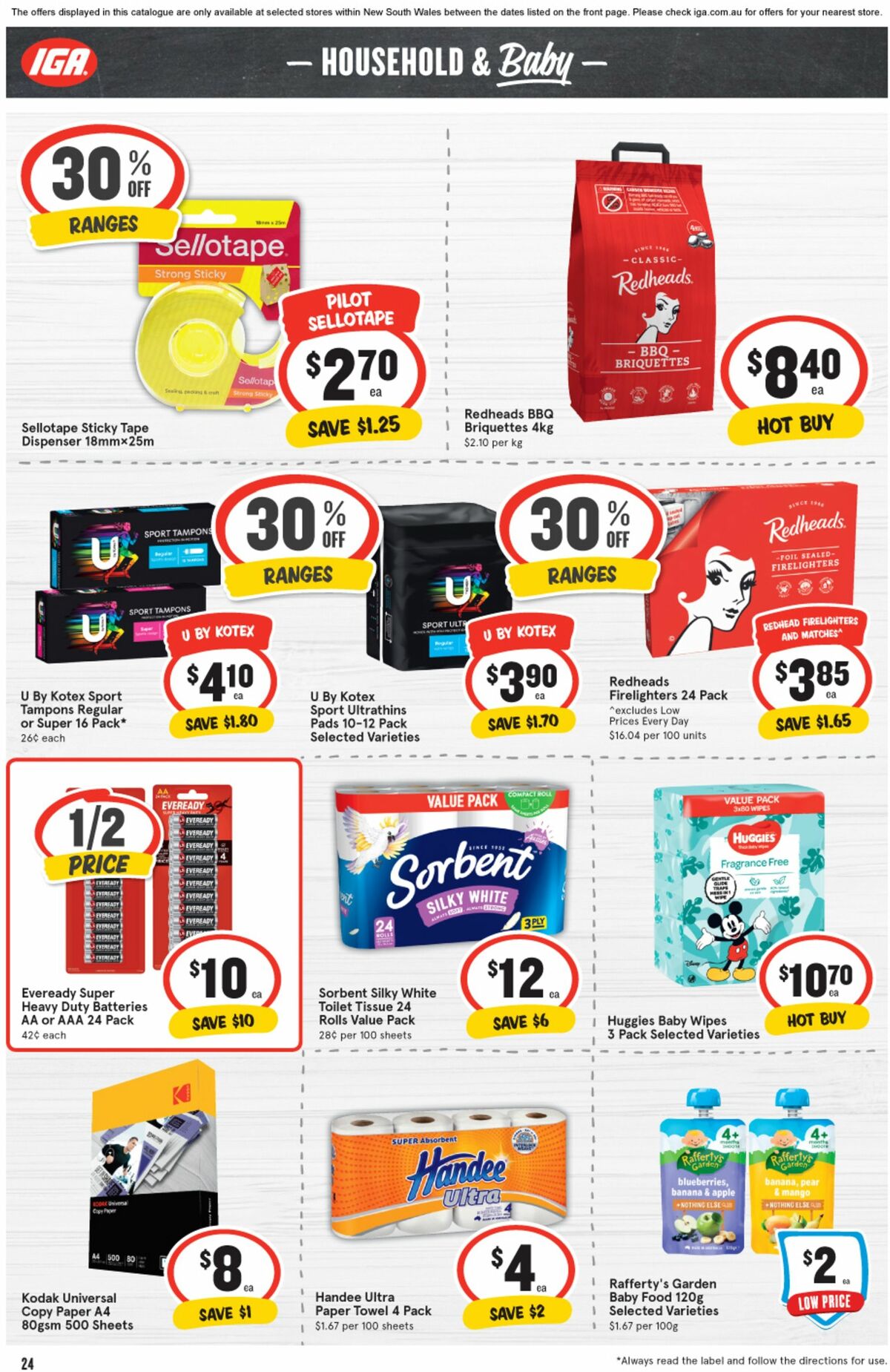 IGA Catalogues from 12 June