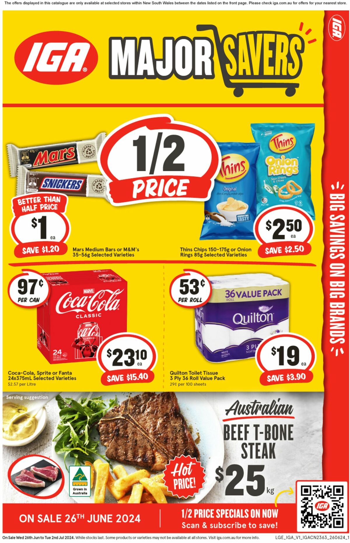 IGA Catalogues from 26 June