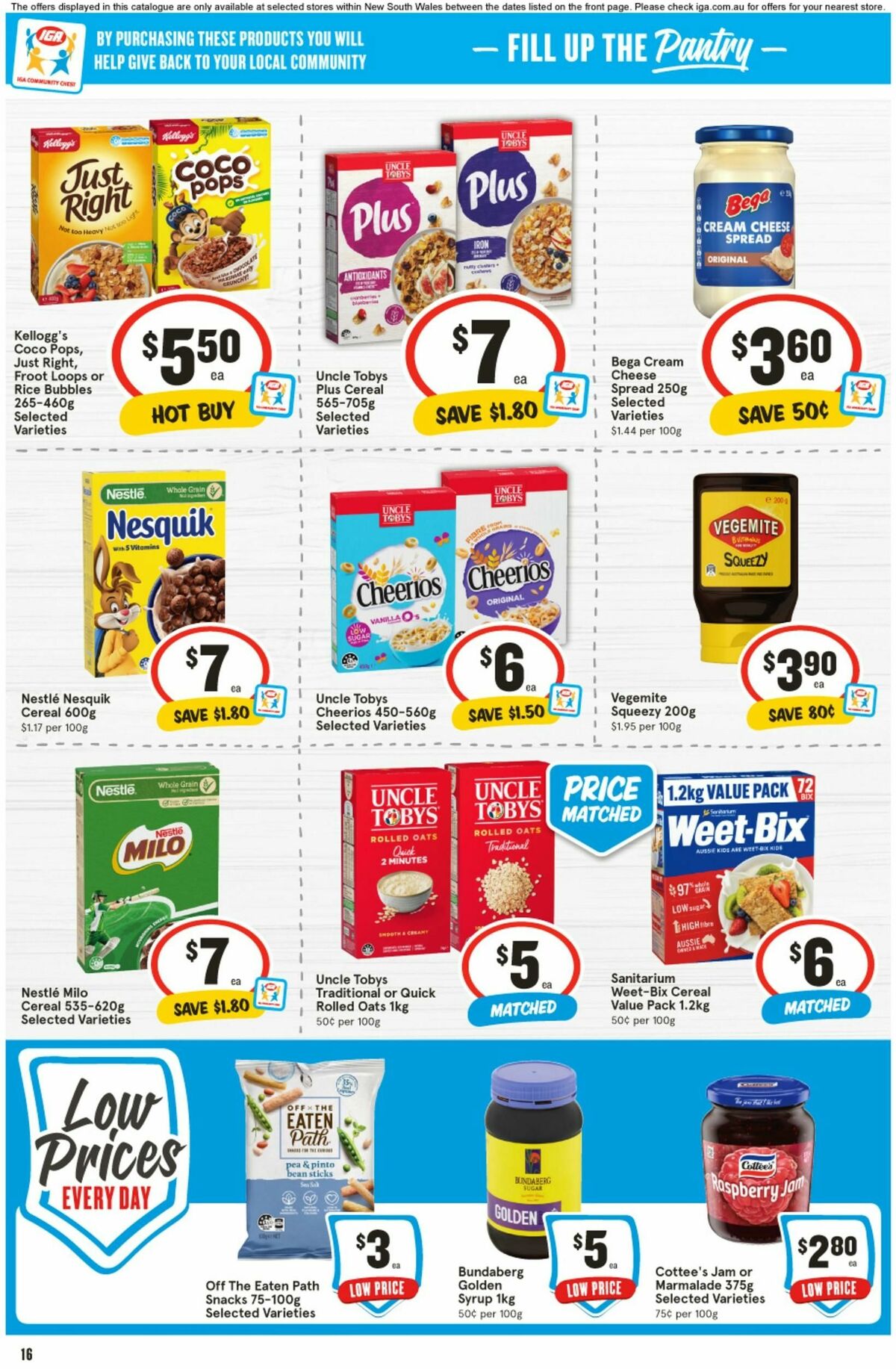 IGA Catalogues from 3 July