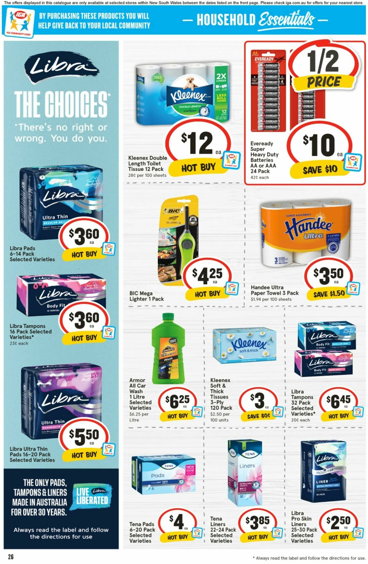 IGA Catalogues from 3 July