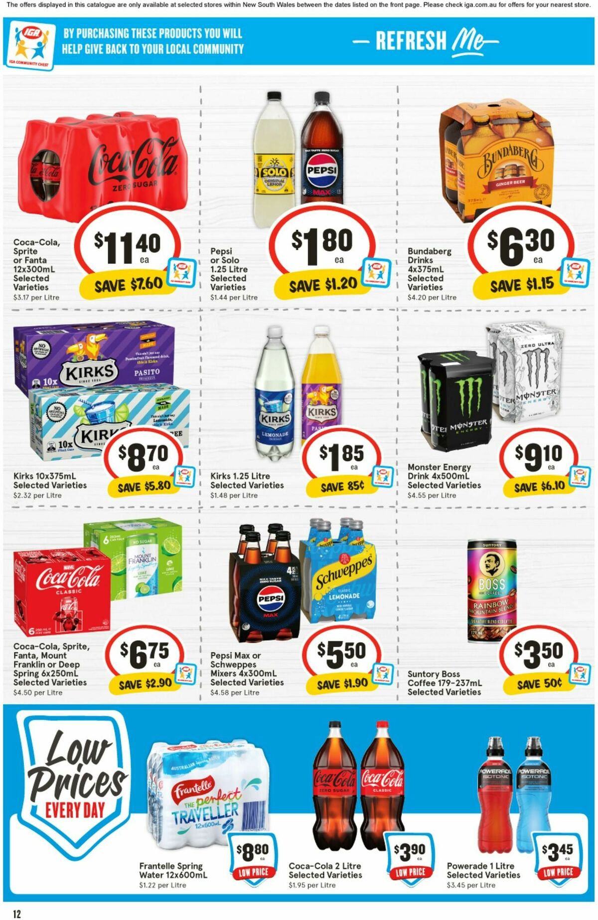 IGA Catalogues from 10 July