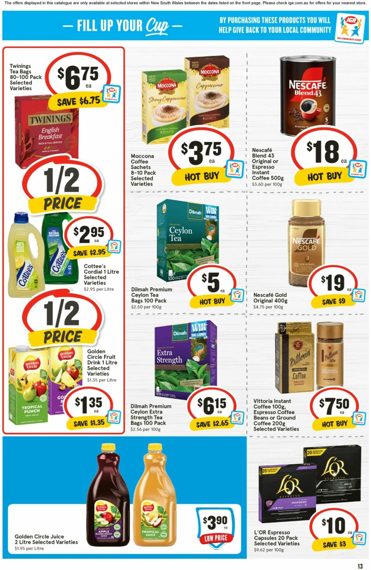 IGA Catalogues from 10 July