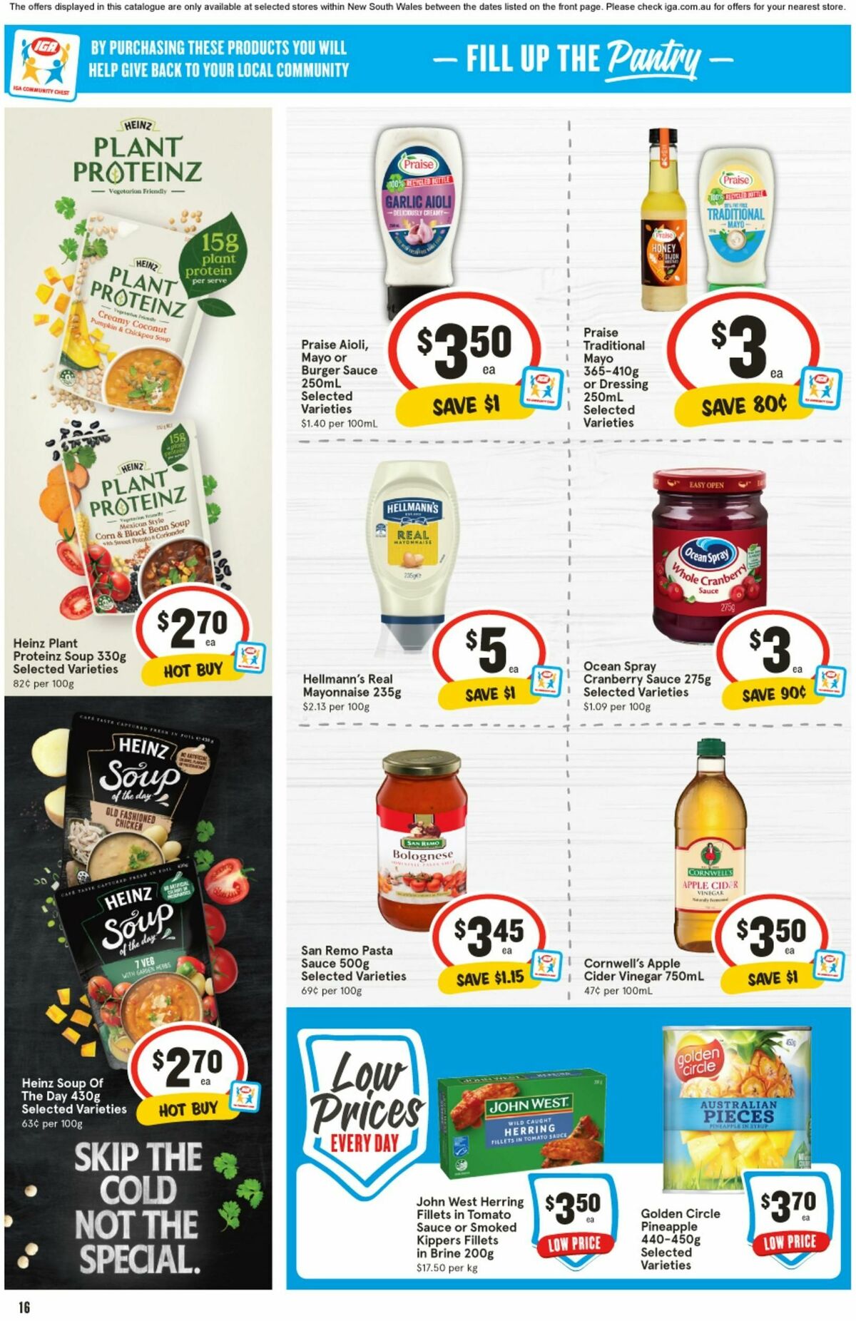 IGA Catalogues from 10 July