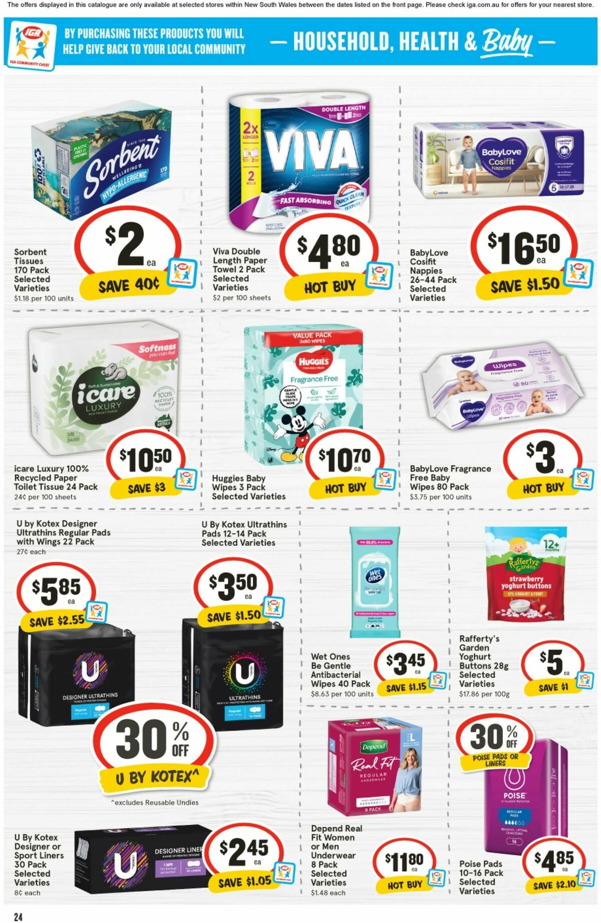 IGA Catalogues from 10 July