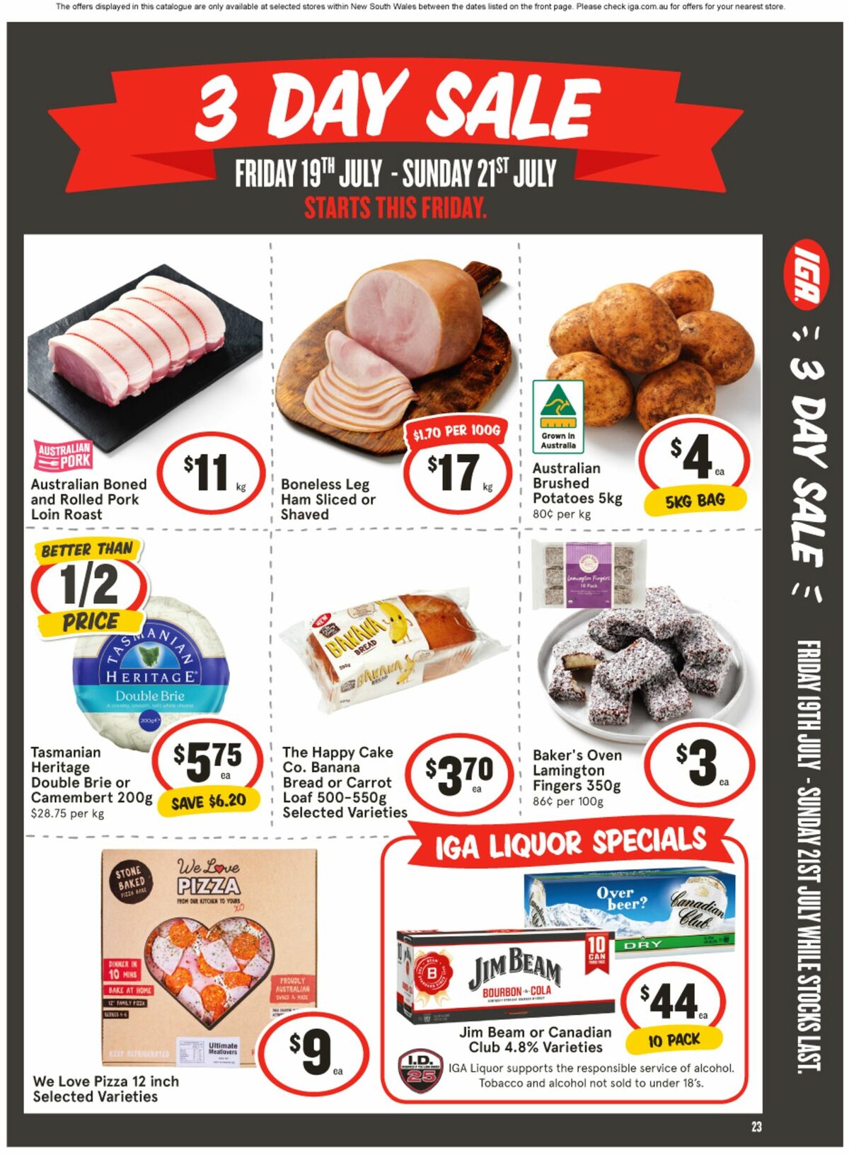 IGA Catalogues from 18 July