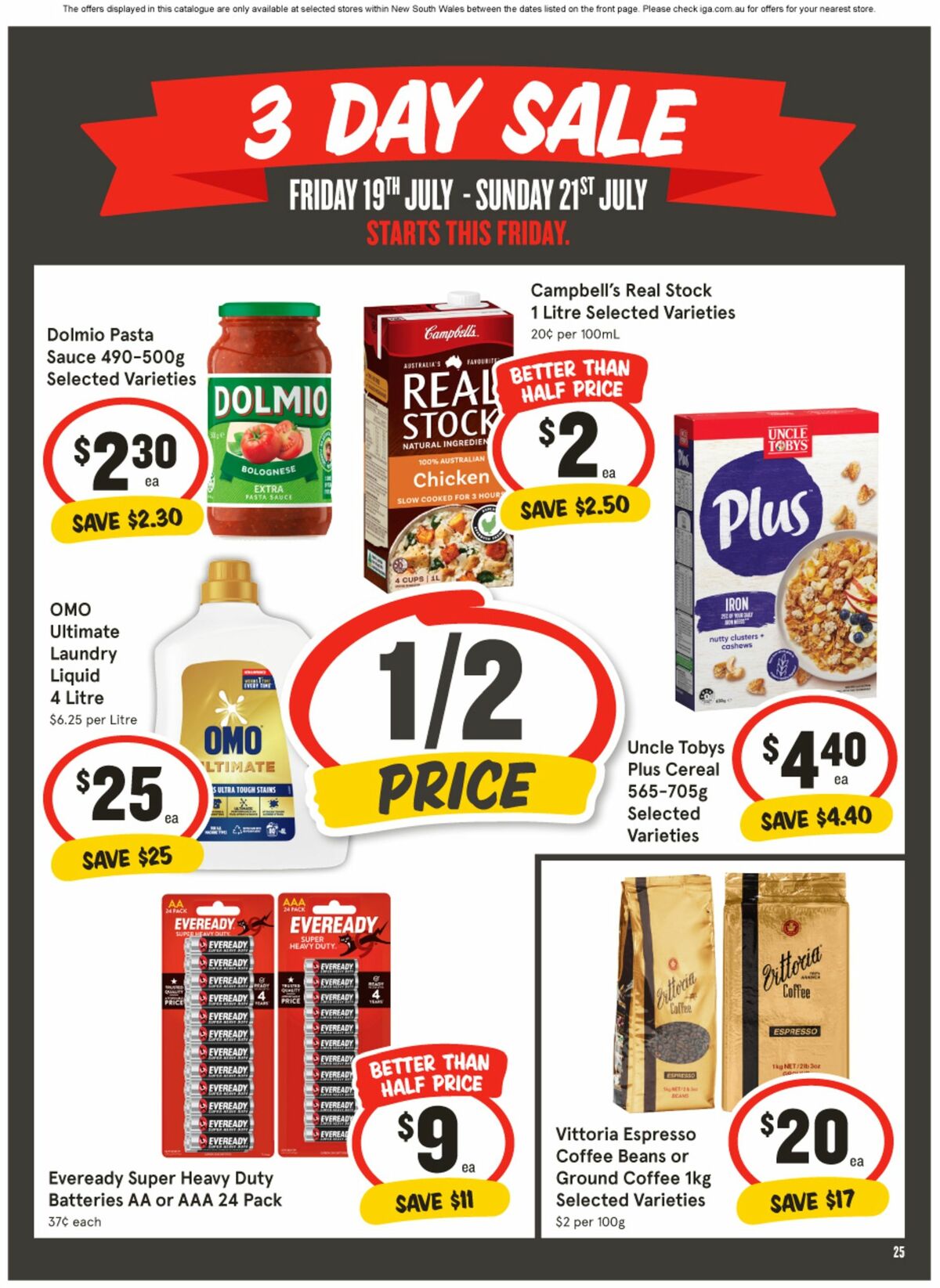 IGA Catalogues from 18 July