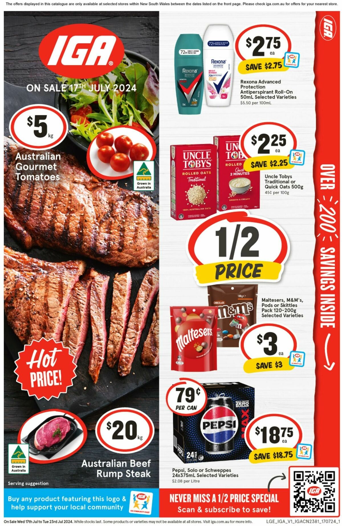 IGA Catalogues from 17 July