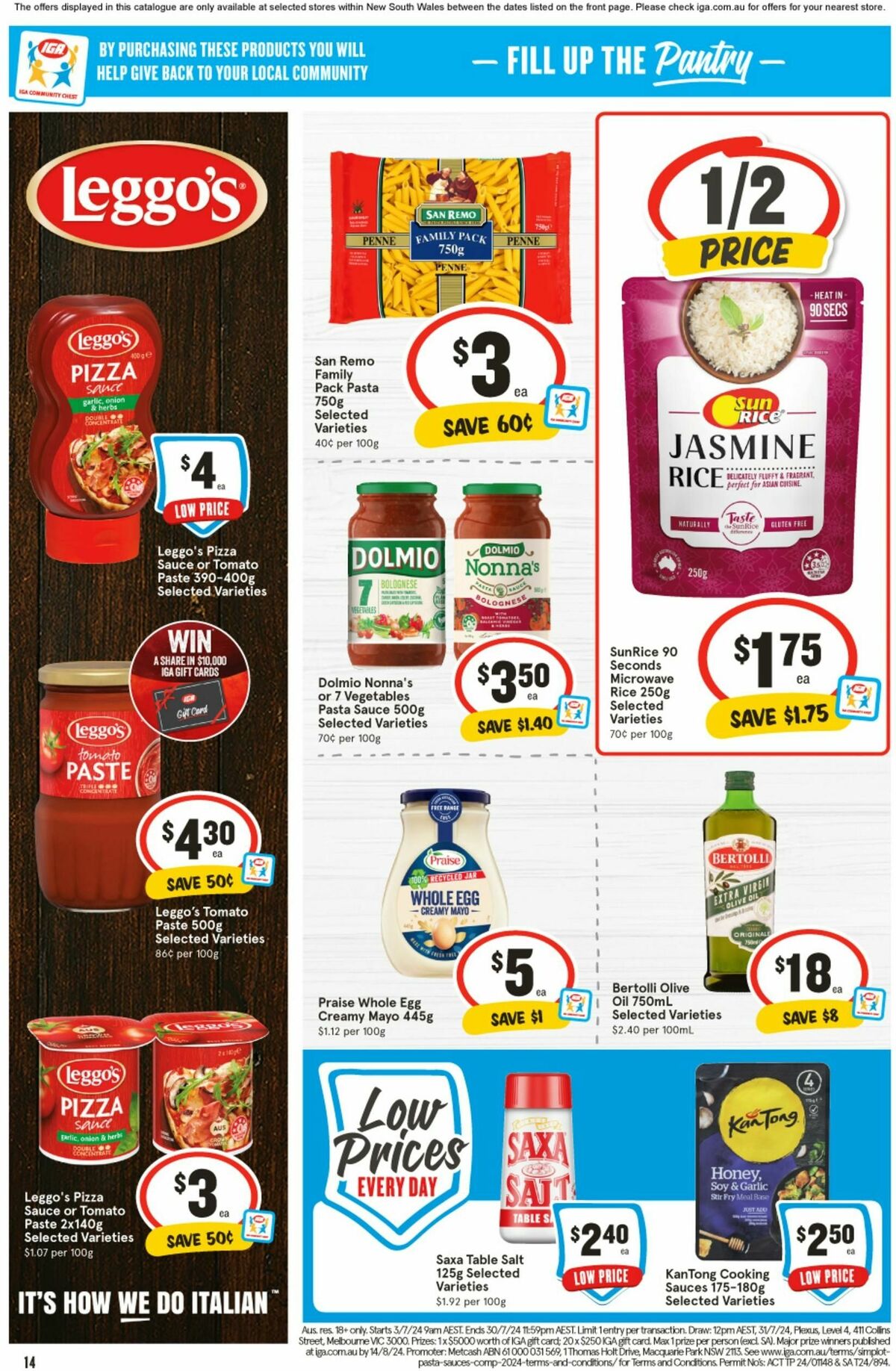 IGA Catalogues from 17 July