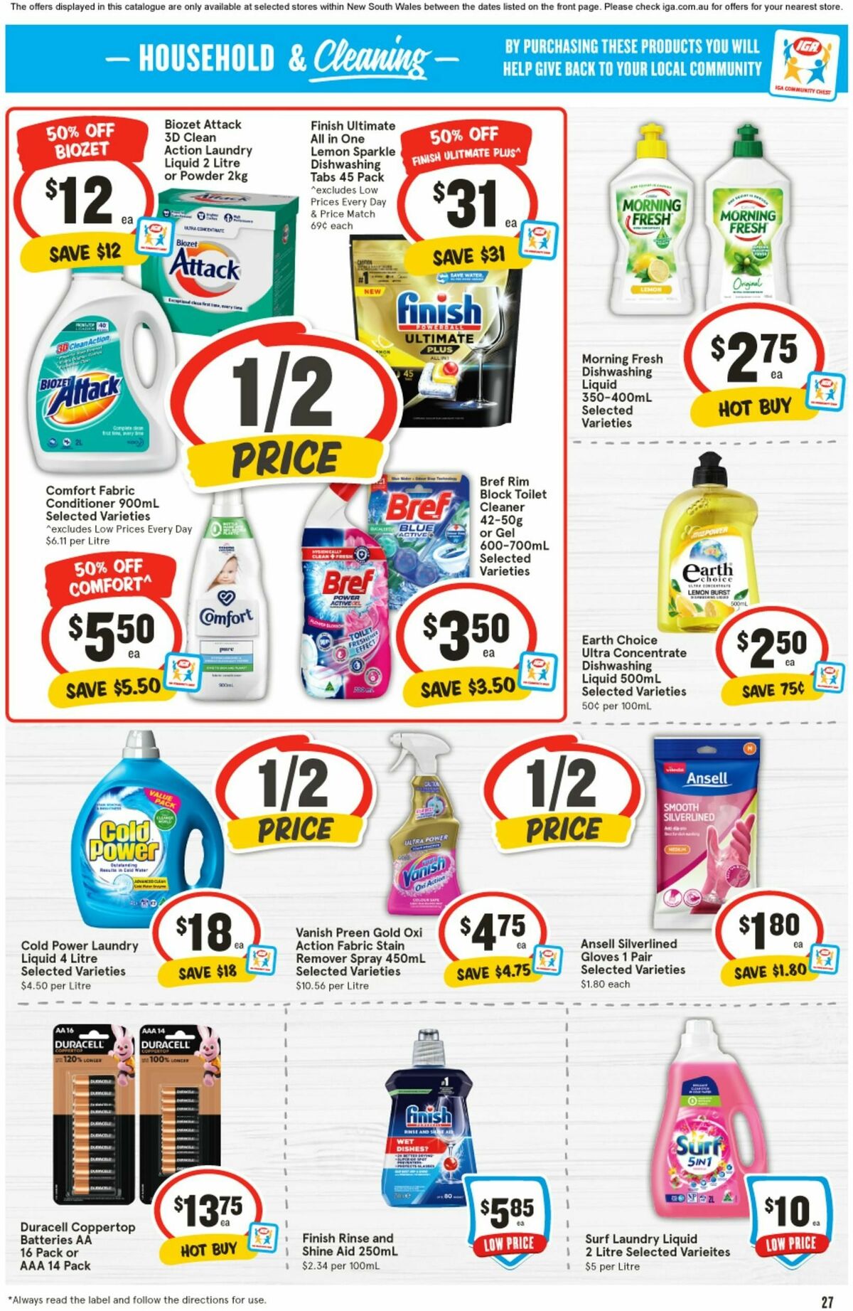 IGA Catalogues from 17 July