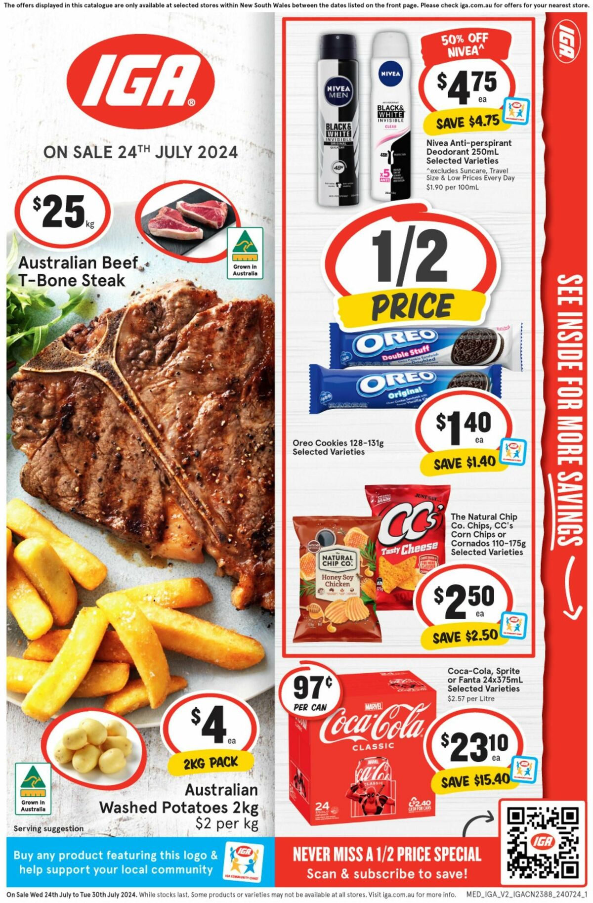 IGA Catalogues from 24 July