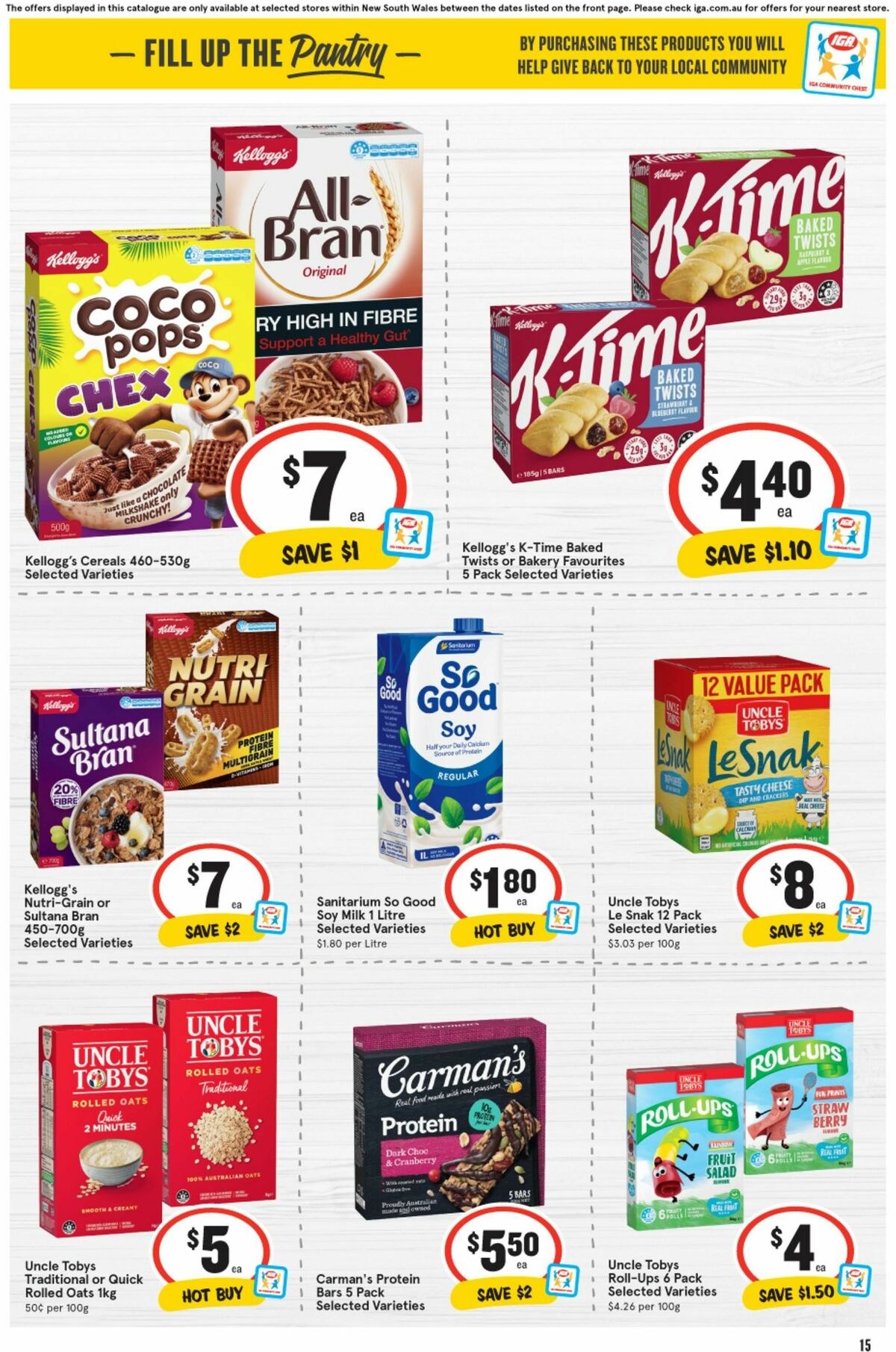 IGA Catalogues from 31 July