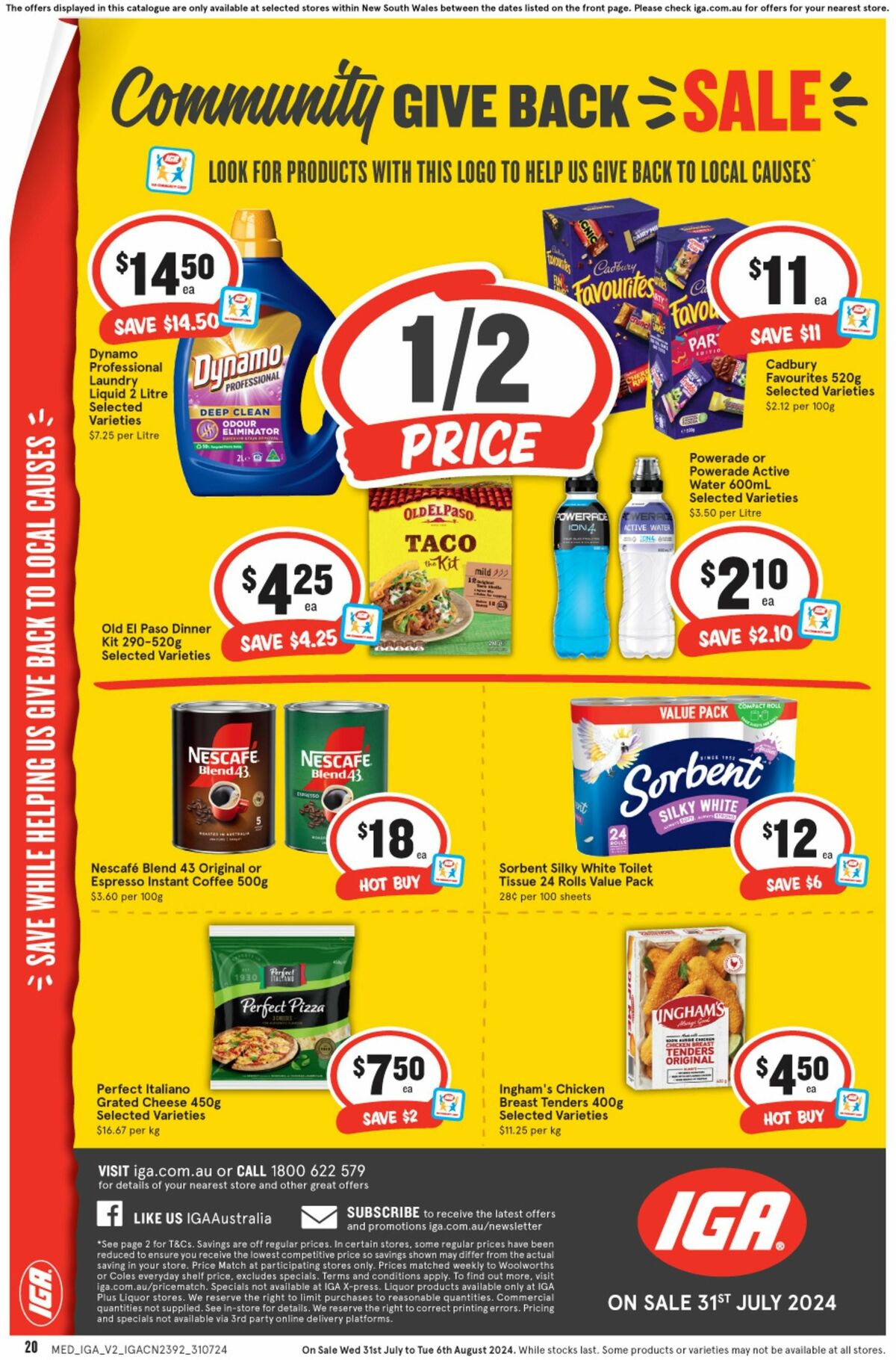 IGA Catalogues from 31 July