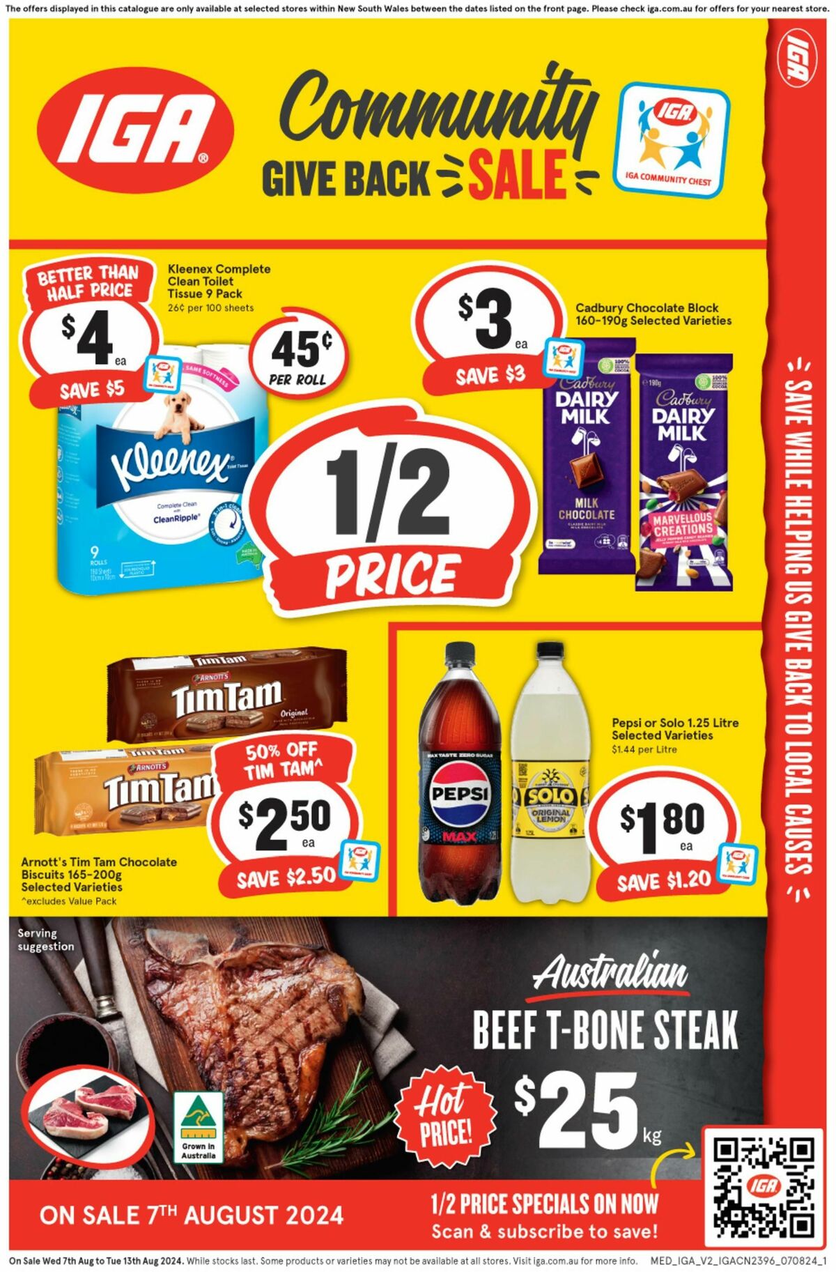 IGA Catalogues from 7 August