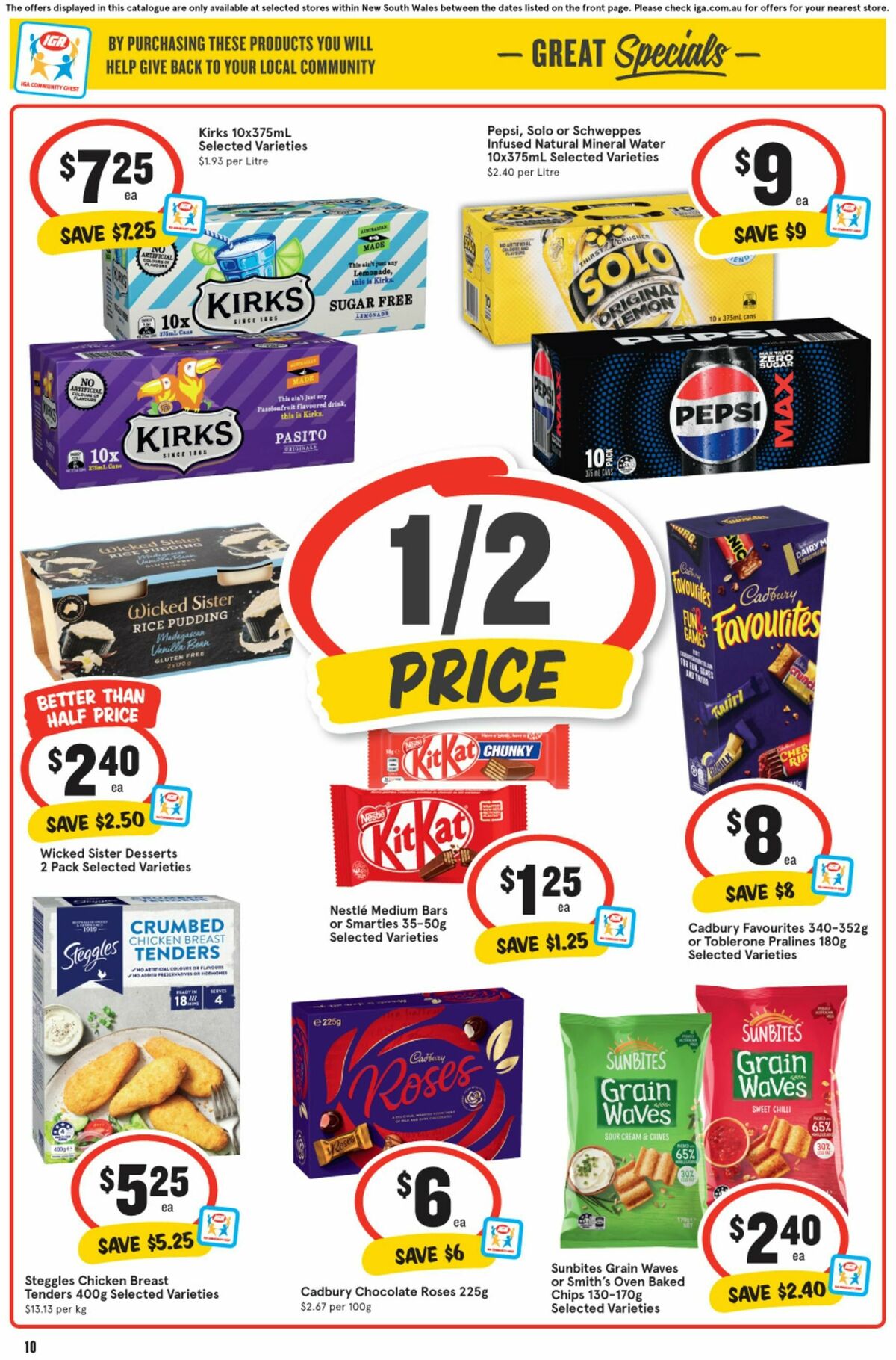 IGA Catalogues from 7 August