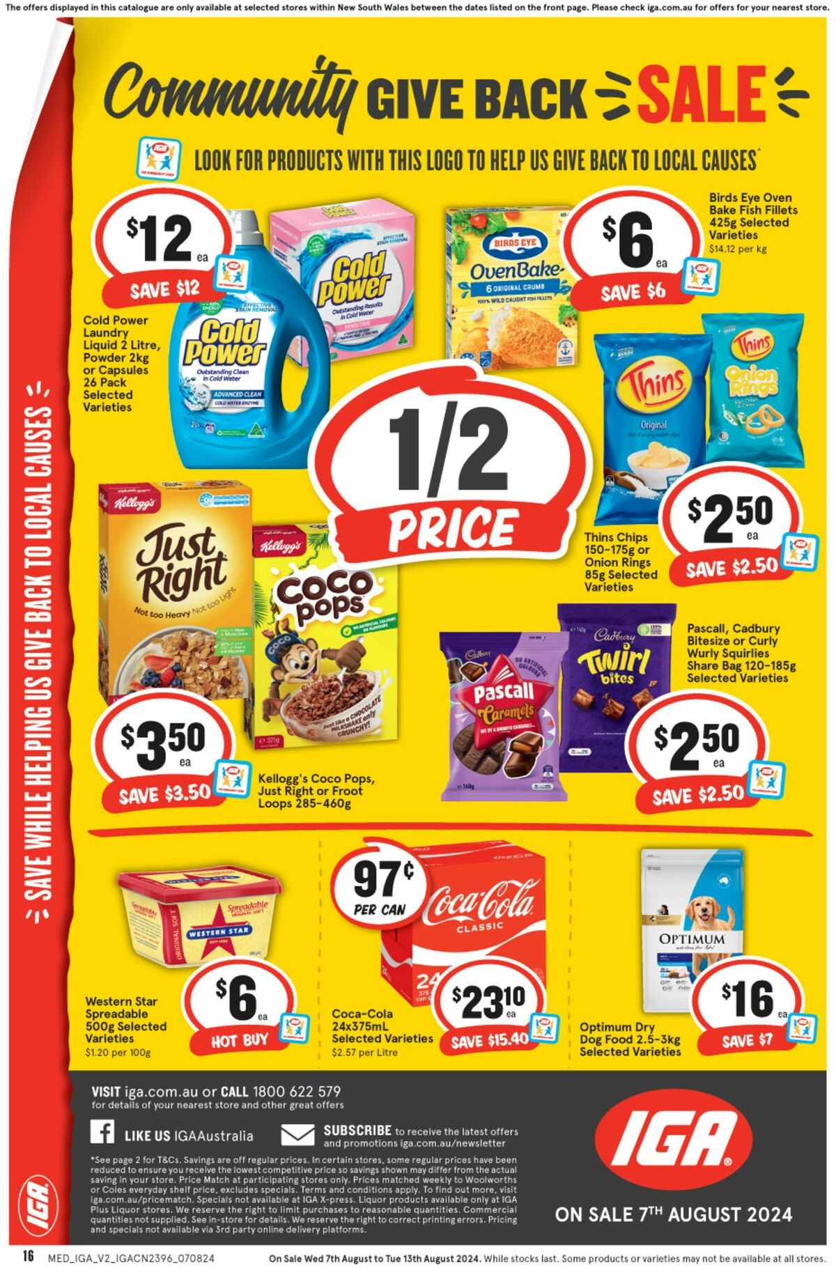 IGA Catalogues from 7 August